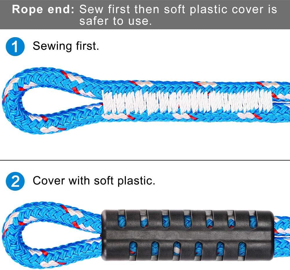 BeneLabel Heavy Duty Boat Tow Harness, 3 Permanent Antirust Stainless Steel Connector Boat Tow