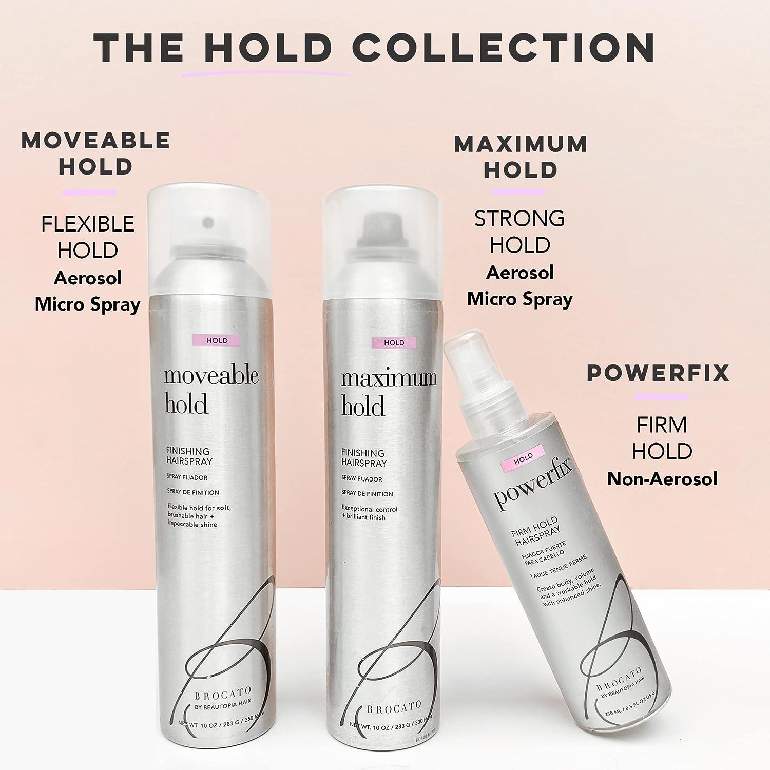 Brocato Powerfix Firm Hold Hairspray 8.5 Oz Volumizing Hairspray Adds