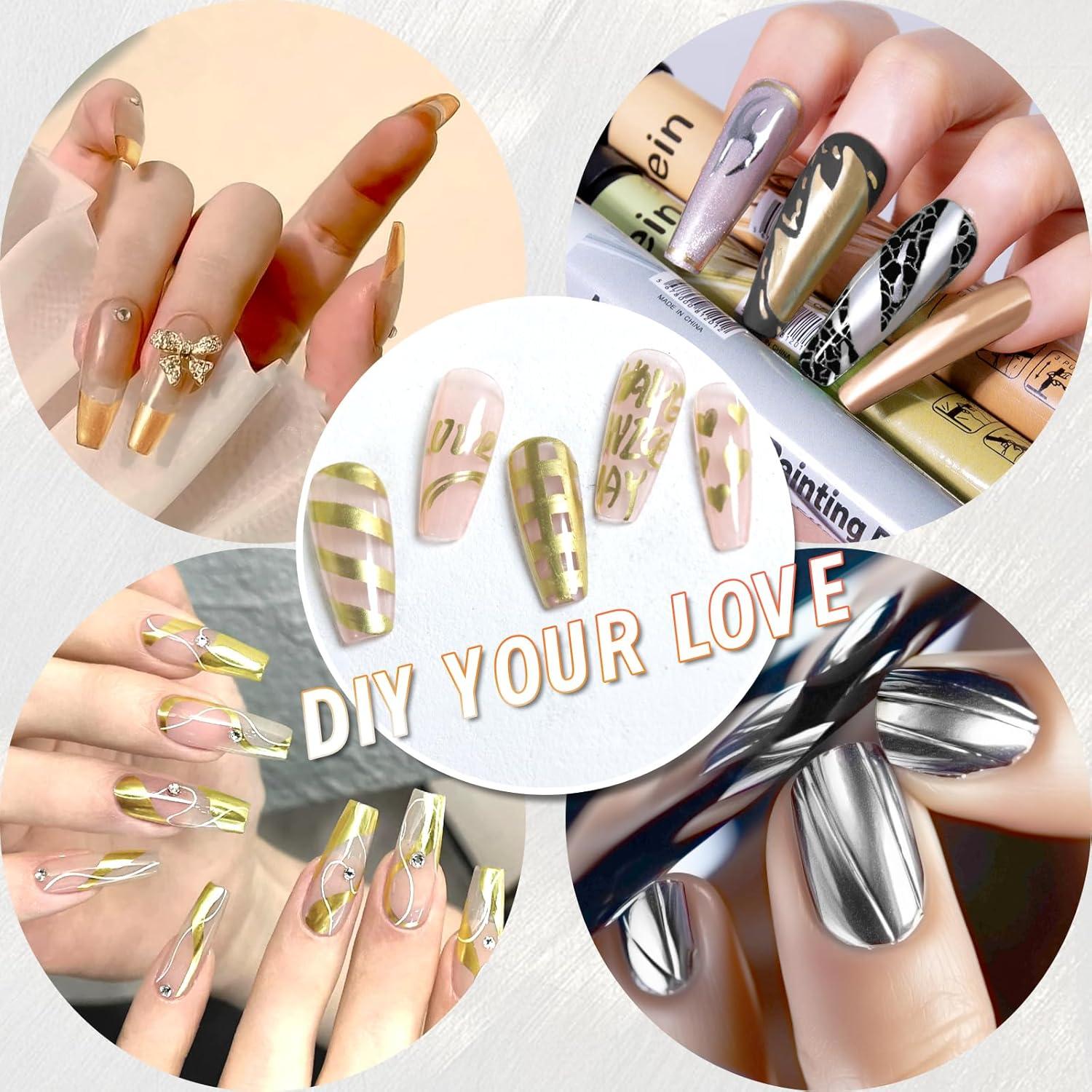 Nail Gold Art Pen U-Shinein Nail Art Pen Nail Graffiti Drawing Pen