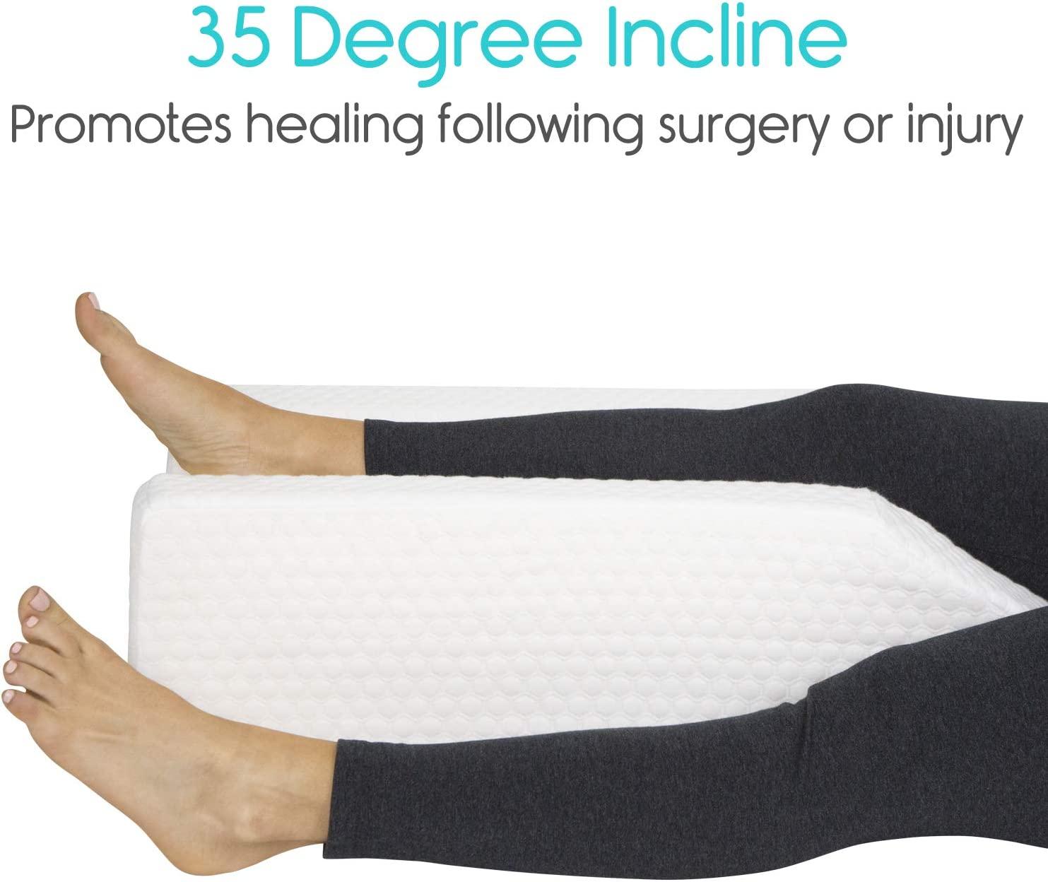 Leg Elevation Pillow Swelling & Recovery Support Firm