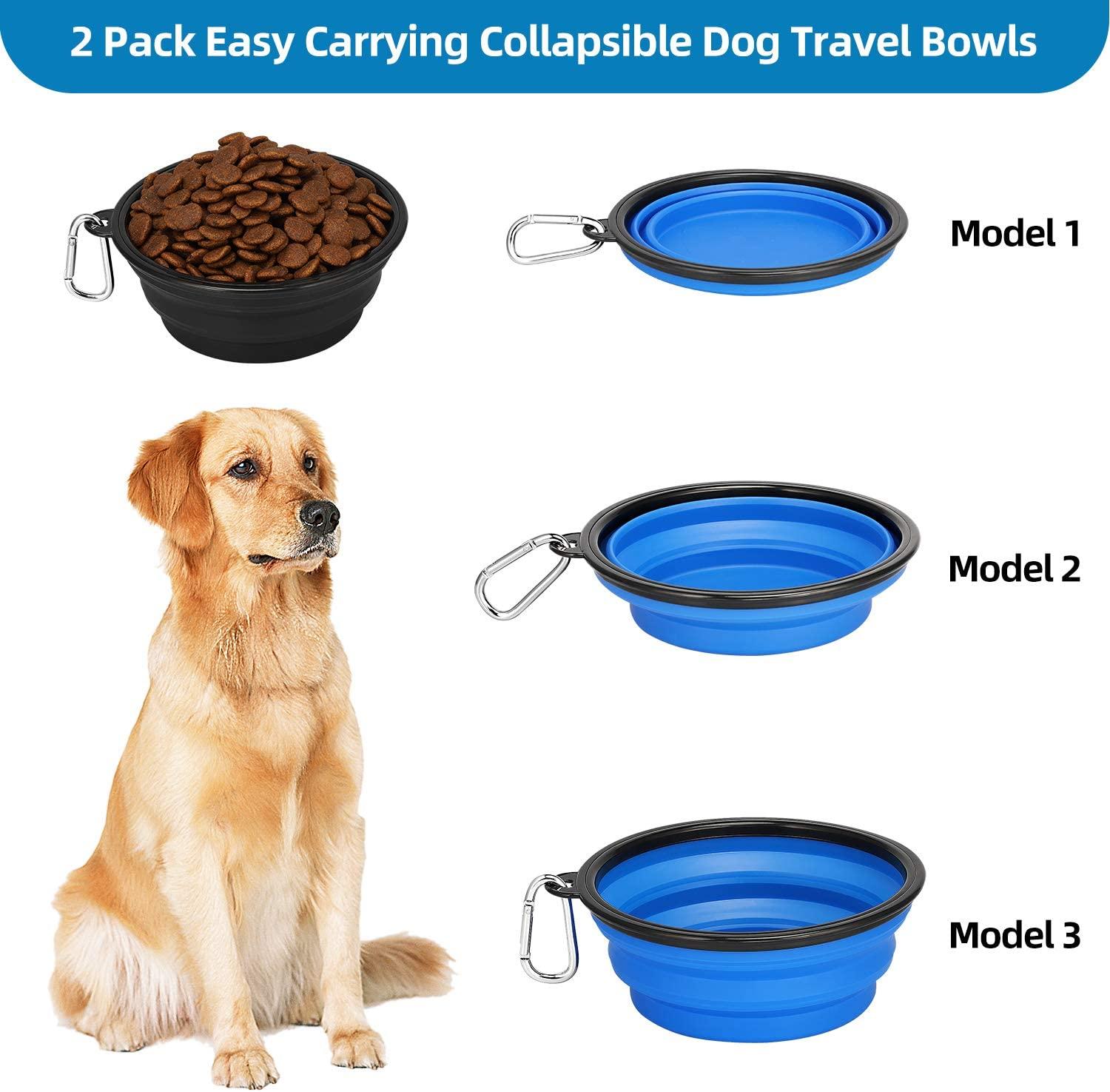 Collapsible Dog Bowls (2 Pack)