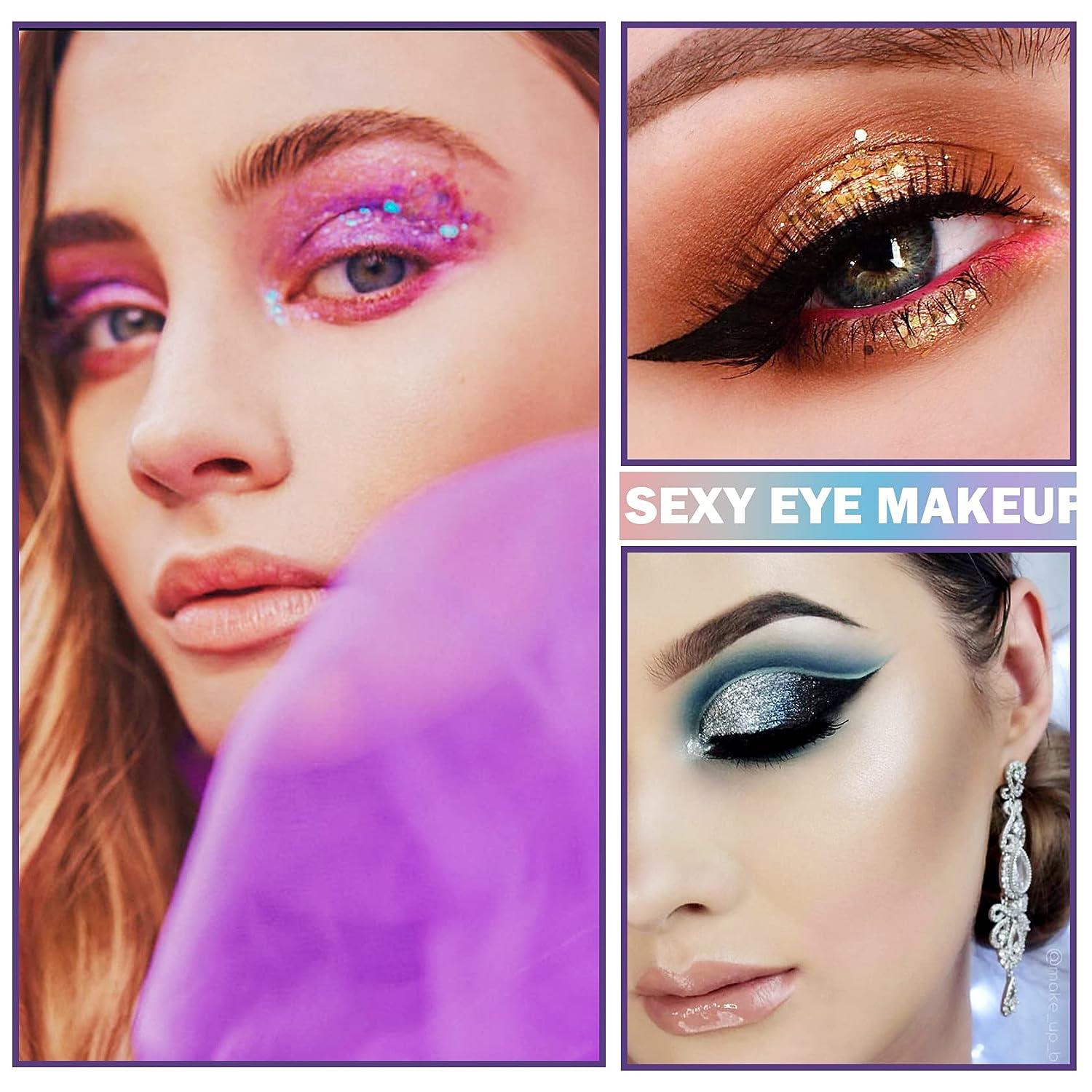 NVLEPTAP 15 Colors Glitter Eyeshadow Palette Eye Glitter Makeup Palette