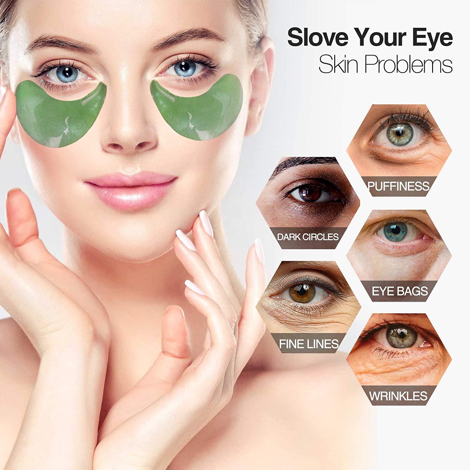 Collagen Under Eye Patches,30 Pairs Under Eye Gel Pads Eye Mask