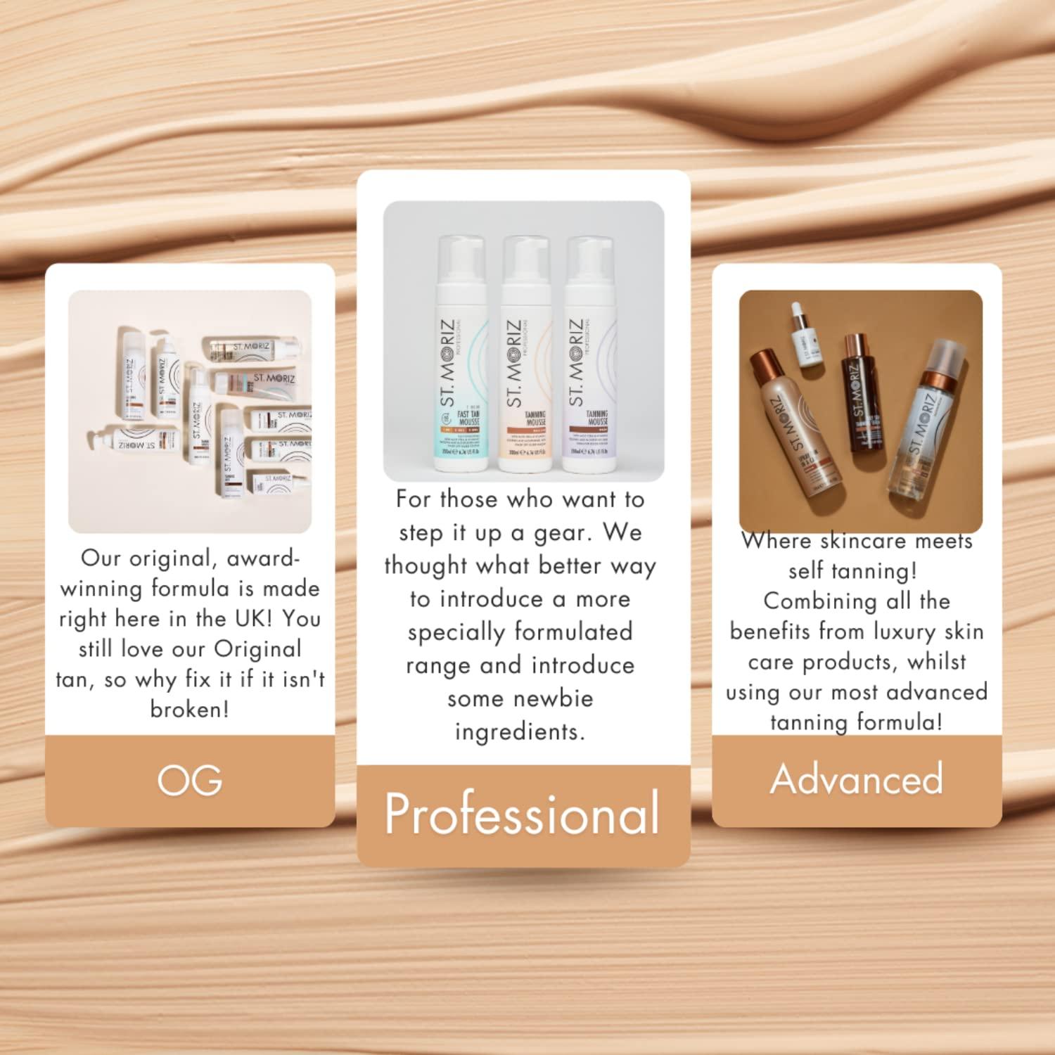 St Moriz Professional Daily Face Tanning Moisturiser with Aloe Vera & Vitamin E, Gradual Vegan