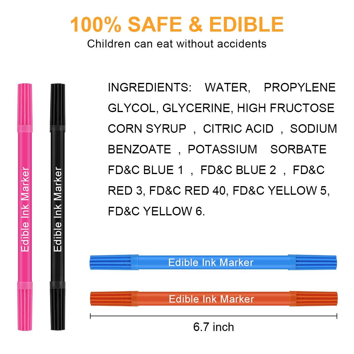 edible markers food coloring pens 6