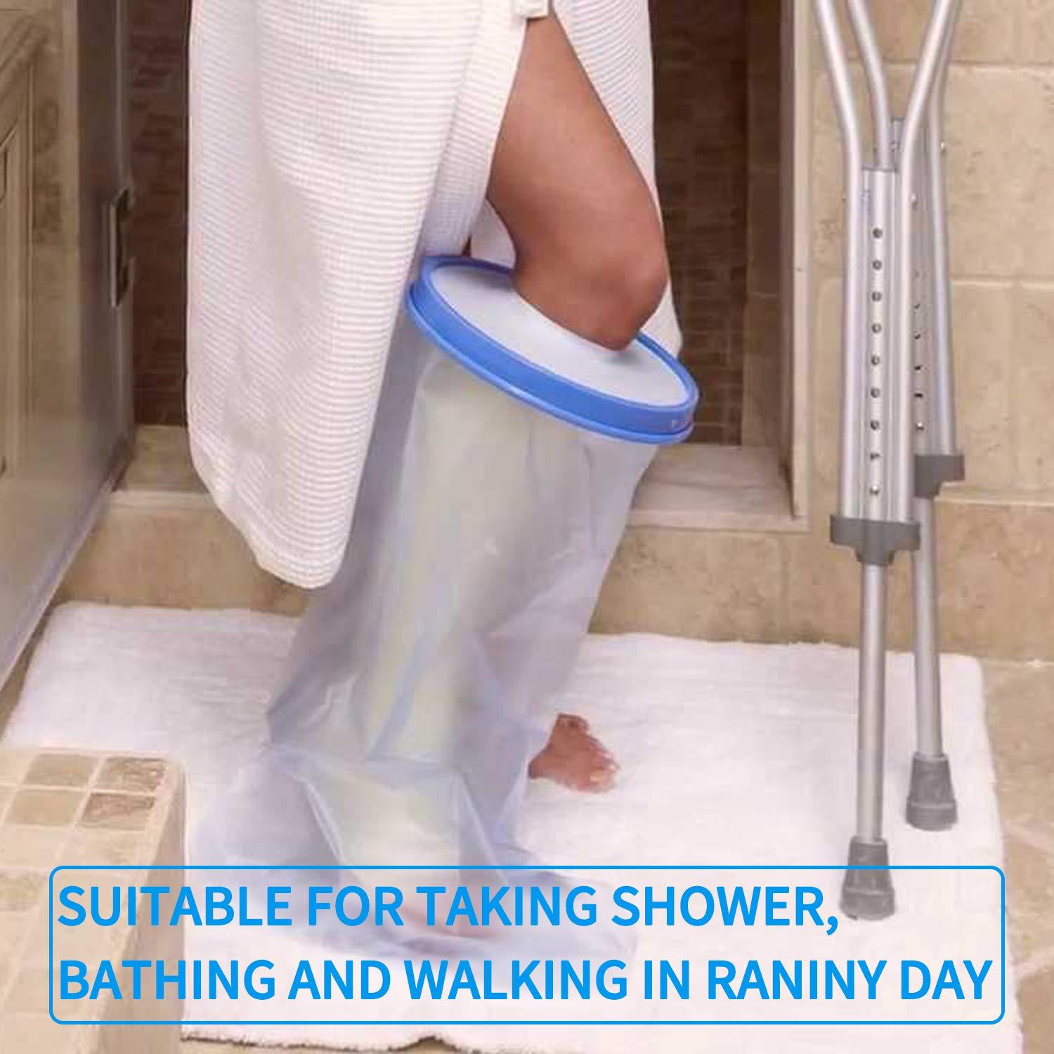 Waterproof Leg Cover for Shower Cast and Bandage Protector for Bathing