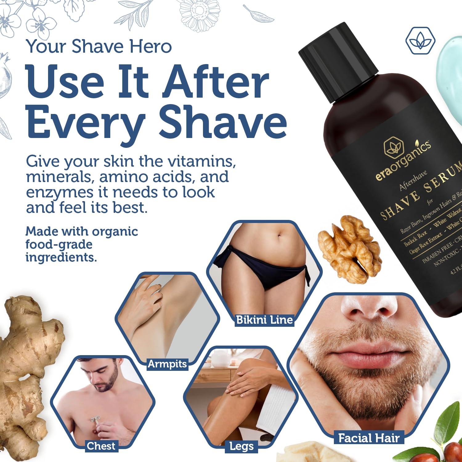 Era Organics Aftershave for Men Soothing and Moisturizing After Shave