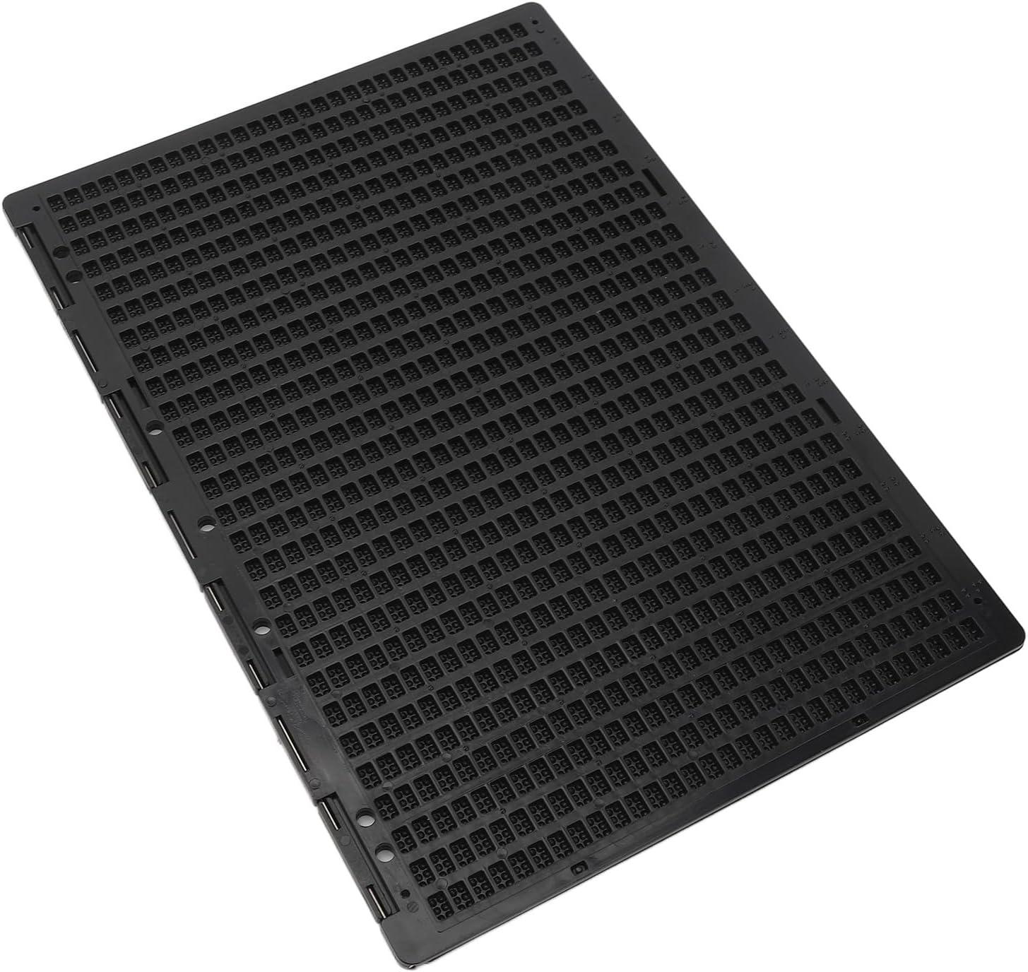 Braille Slate Blind Braille Writing Board Plastic Black Braille Aids