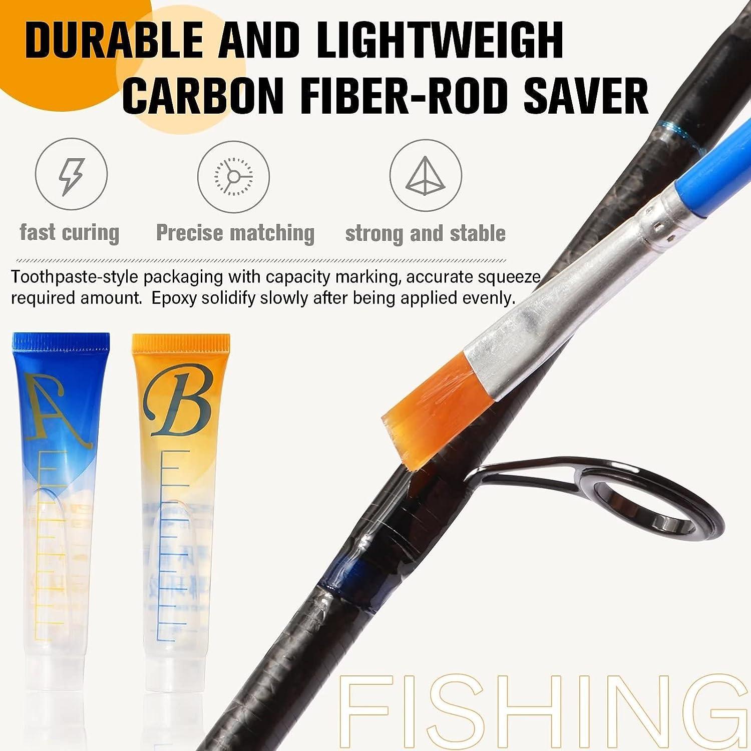  Dovesun Fishing Rod Repair Kit 20PCS Fishing Rod Guide Repair Kit  Rod Ceramic Guides Ring 6# (0.24in/6.14mm)-20PCS : Sports & Outdoors