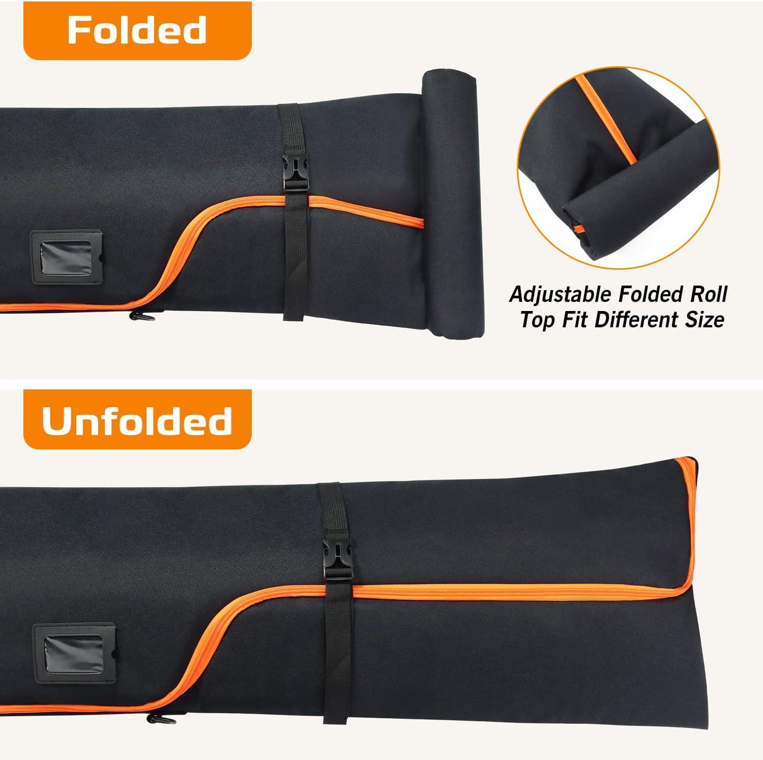 MERALIAN Padded Ski Bag,Waterproof Full Padded Single Ski Travel Bag with Adjustable Shoulder Strap. (BLACK, 185CM), Ski Bags - Canada MERALIAN Padded Ski Bag,Waterproof Full Padded Single Ski Travel Bag with Adjustable Shoulder Strap. (BLACK, 185CM), Ski Bags - Canada