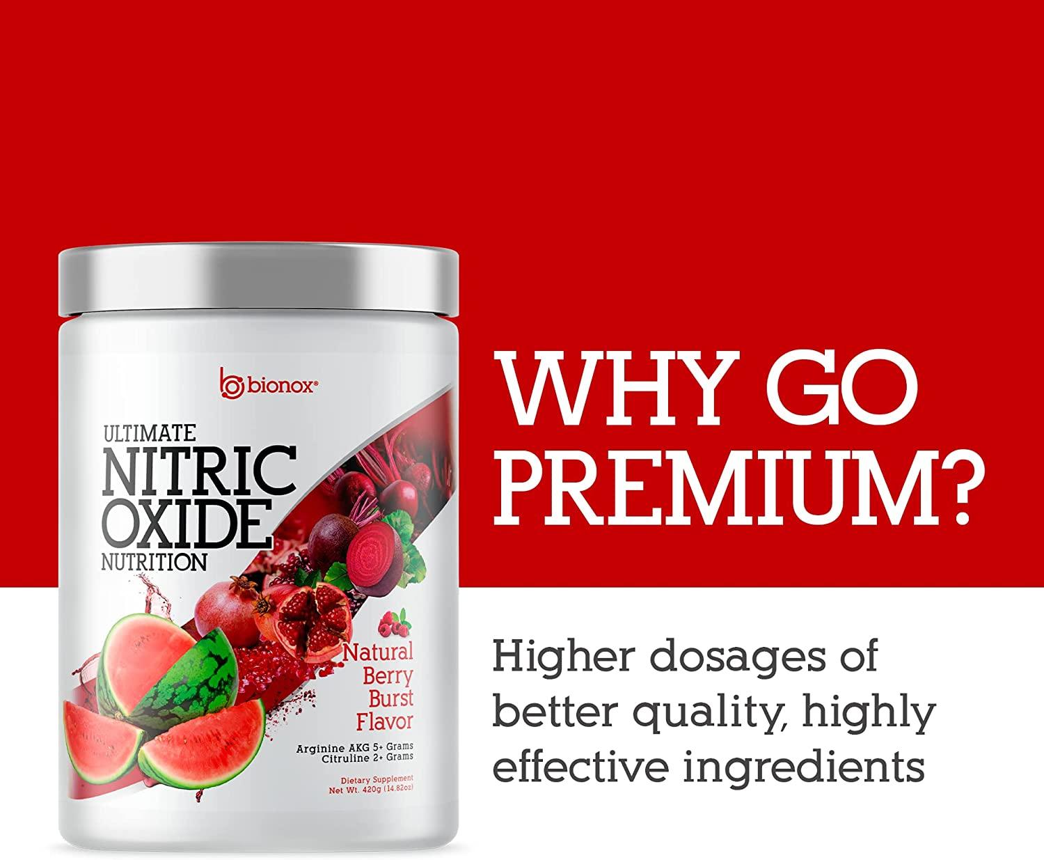 Bionox M3 Ultimate Nitric Oxide Powder - L Arginine & L Citrulline - Where To Buy Nitric Oxide Near Me