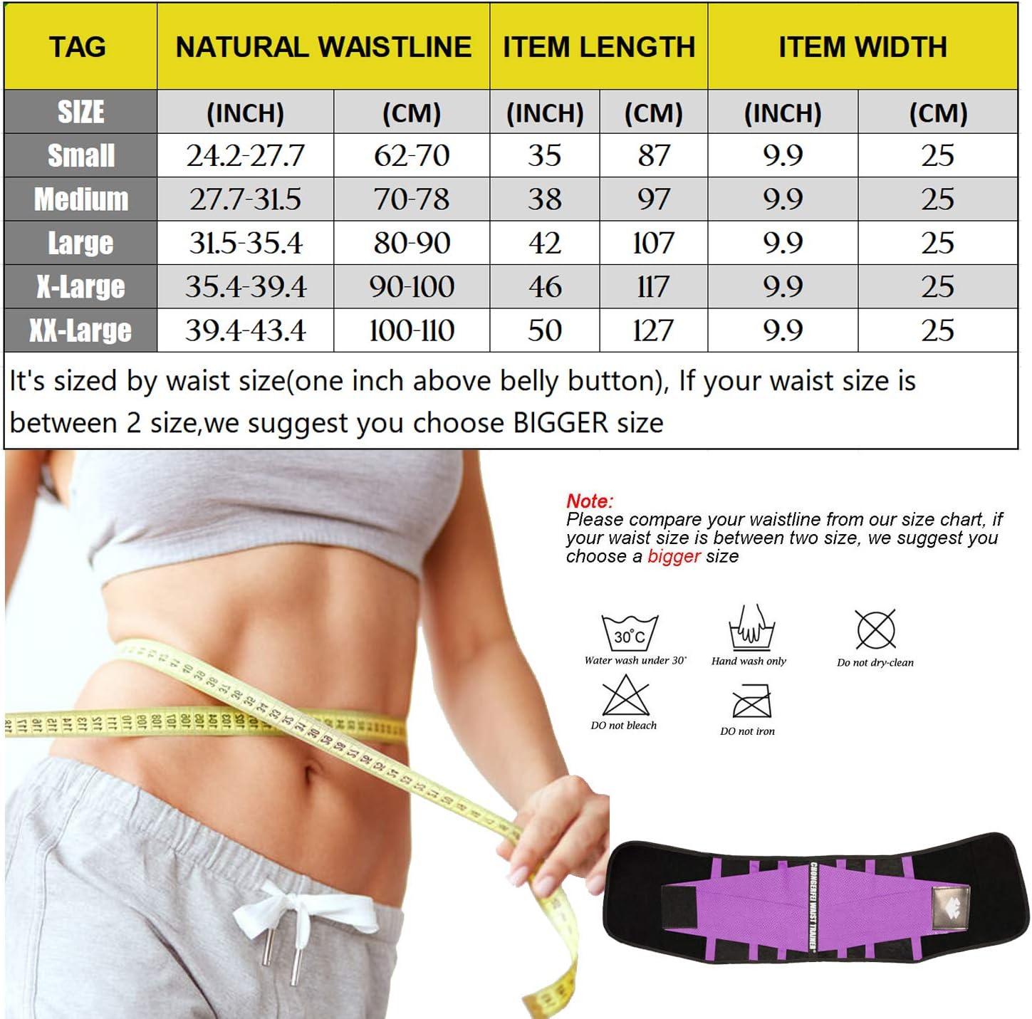 Waist Trainer Belt for Women Man - Waist Trimmer Weight Loss Ab