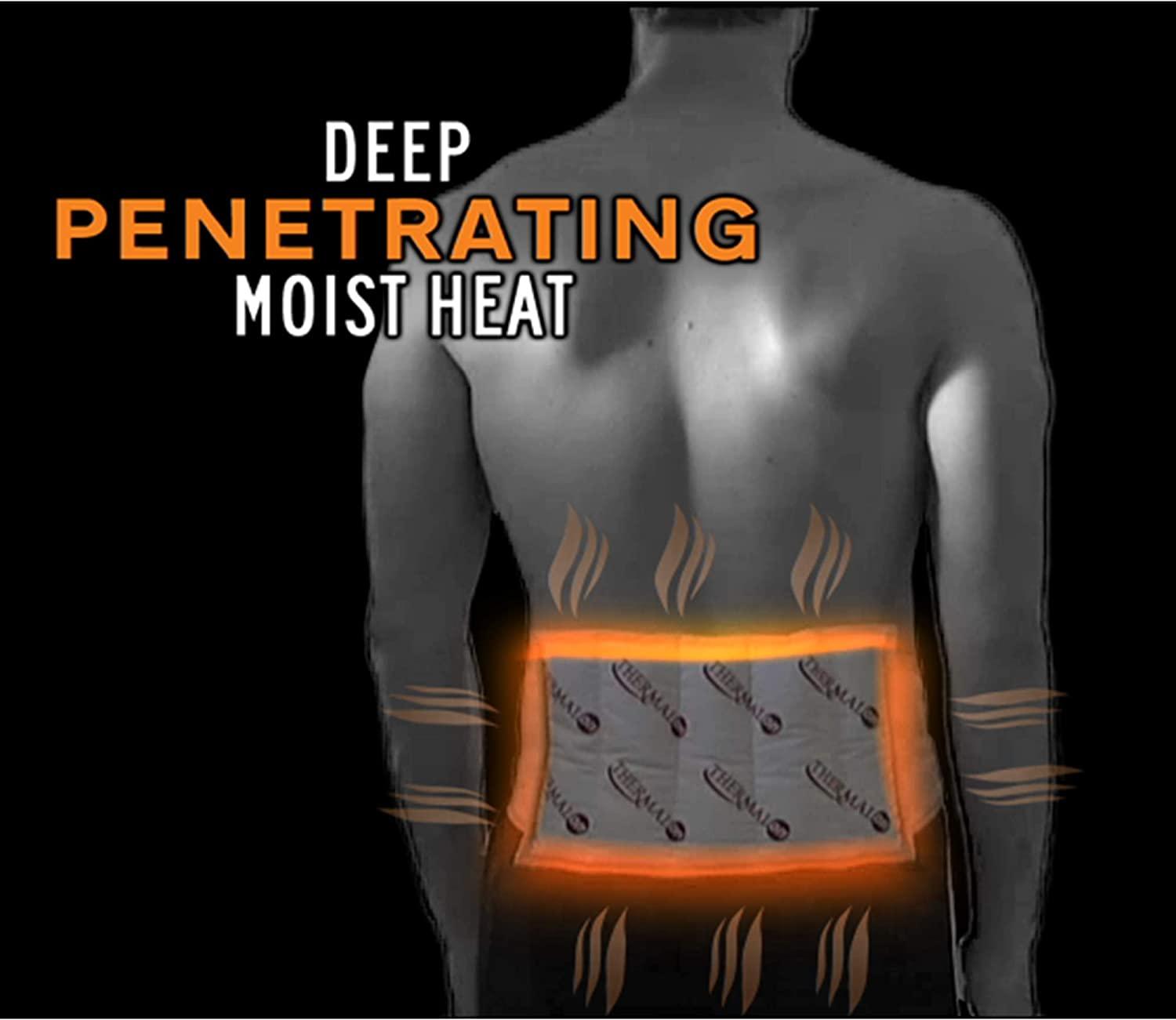 Thermalon Microwave Activated Moist Heat Therapy Wrap for Back, Hip