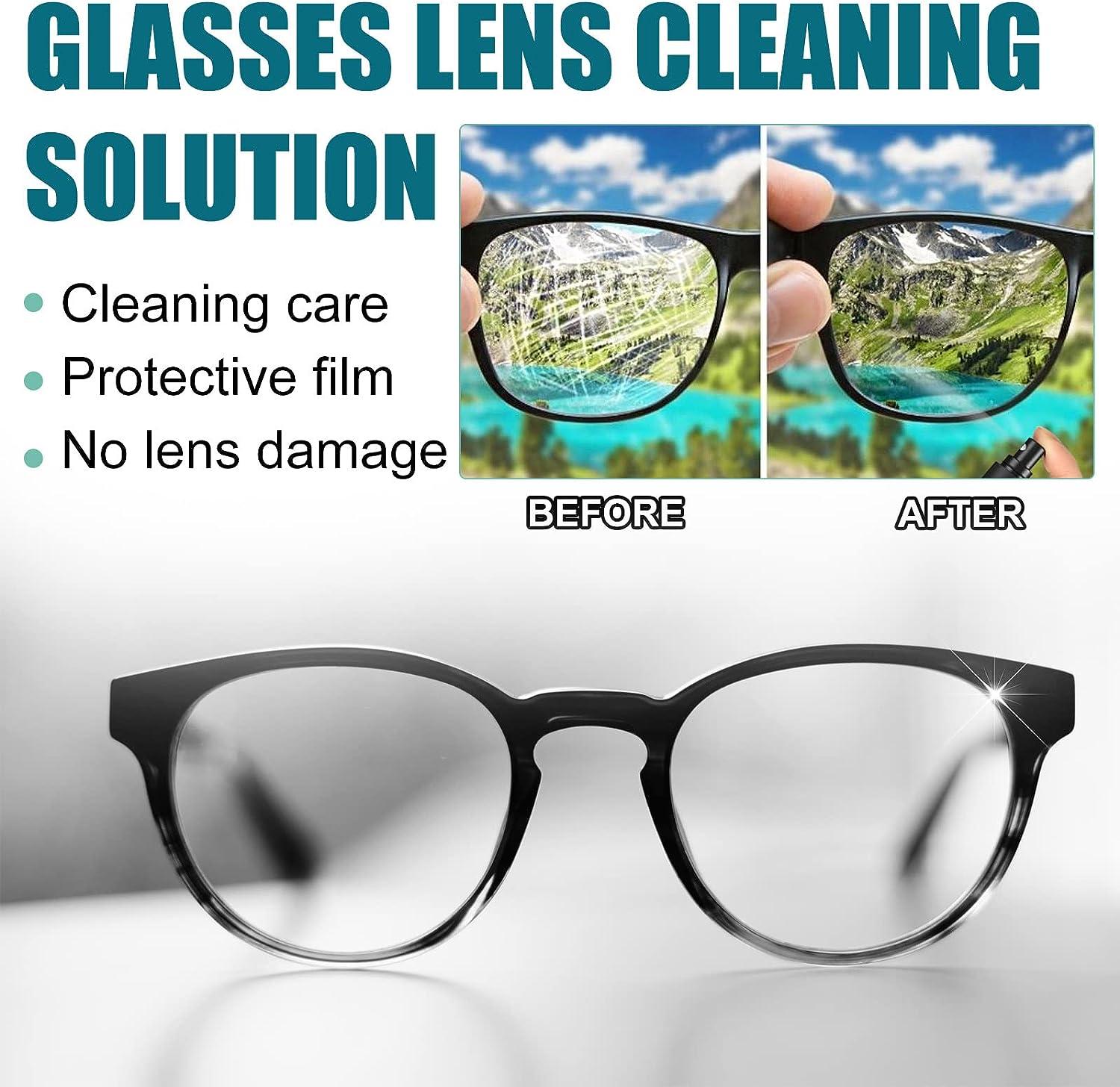 Lens Scratch Removal Spray,Eyeglass Windshield Glass Repair Liquid,Glass  Scratch Repair Solution,Lens Scratch Removal Spray,Glasses Cleaner