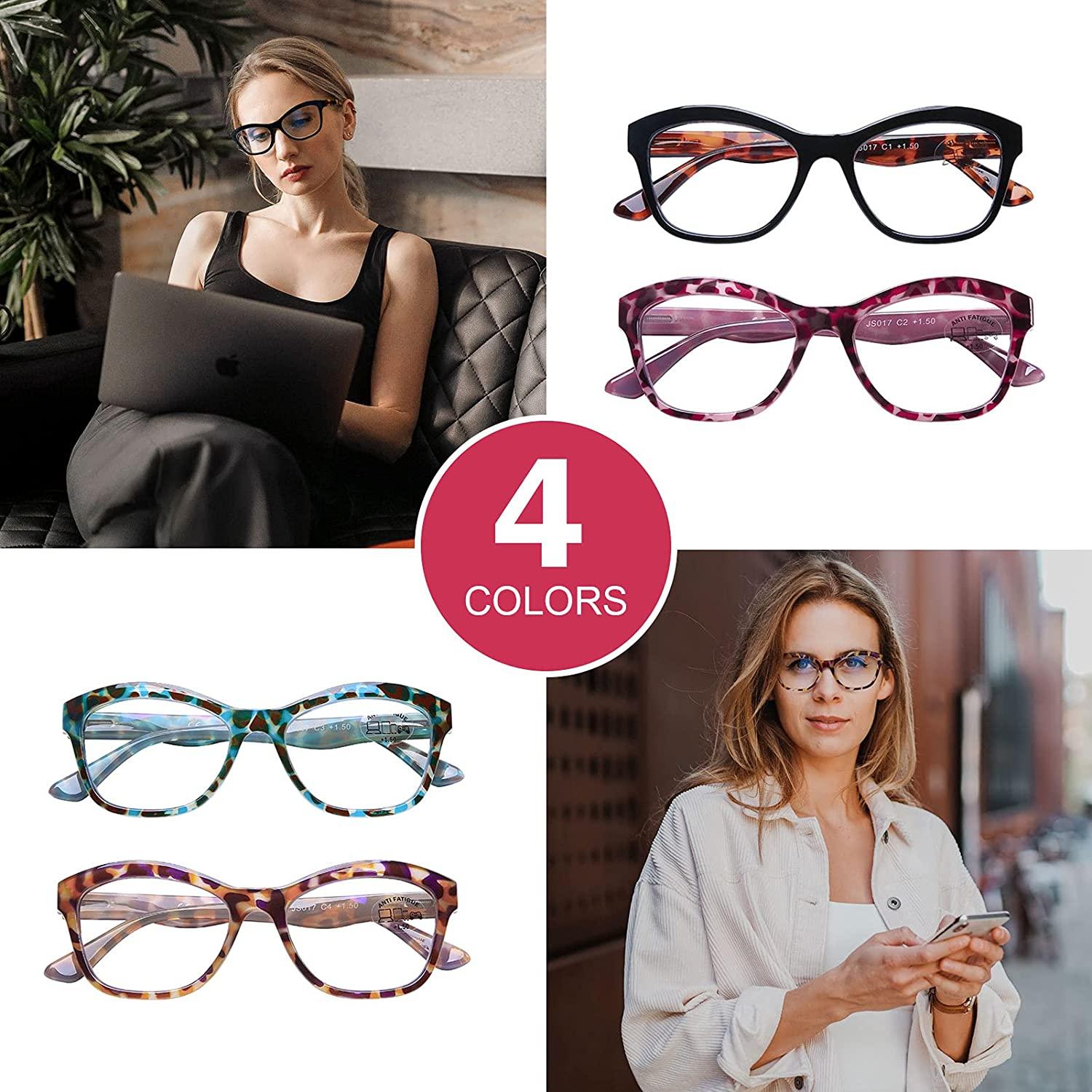 New Luxury Cat Eye Glasses Frames Womens Fashion Anti Blue Rays Computer  Eyewear