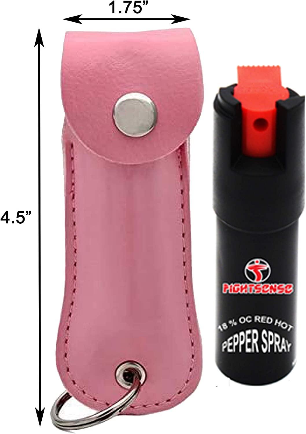 FIGHTSENSE Self Defense Pepper Spray - 1/2 oz Compact Size ...