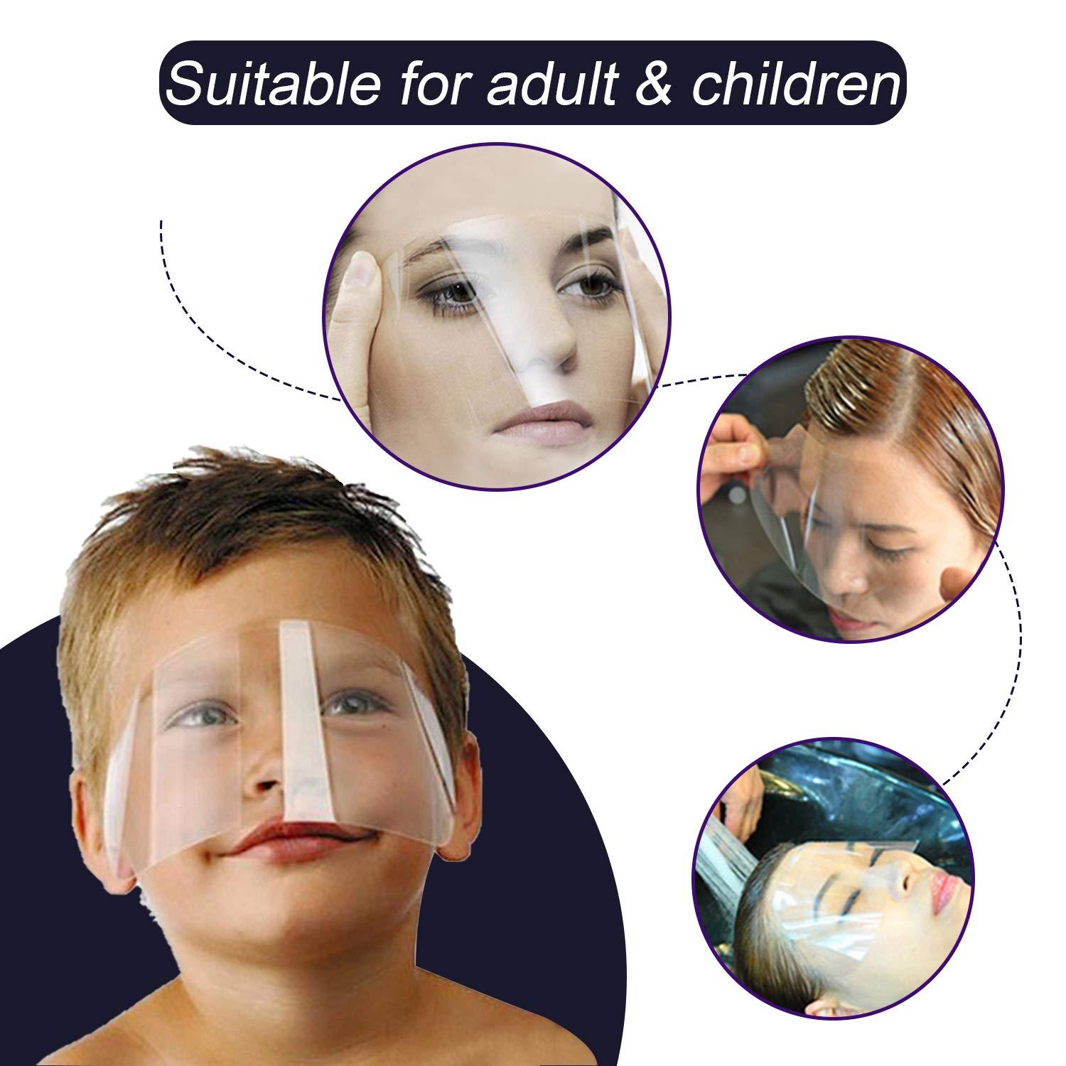 Sanlebi 100PCS Microblading Kit Makeup Shower Face Shields Clear Visors