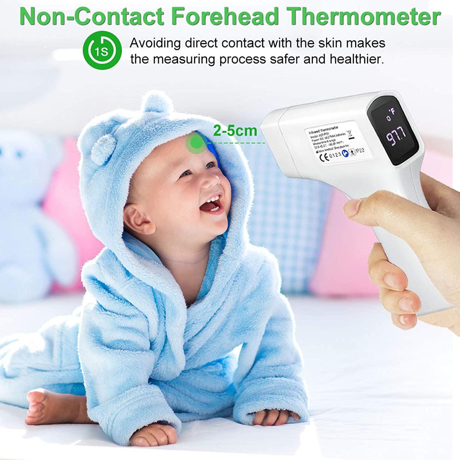 Non-Contact Infrared Forehead Thermometer for All Ages