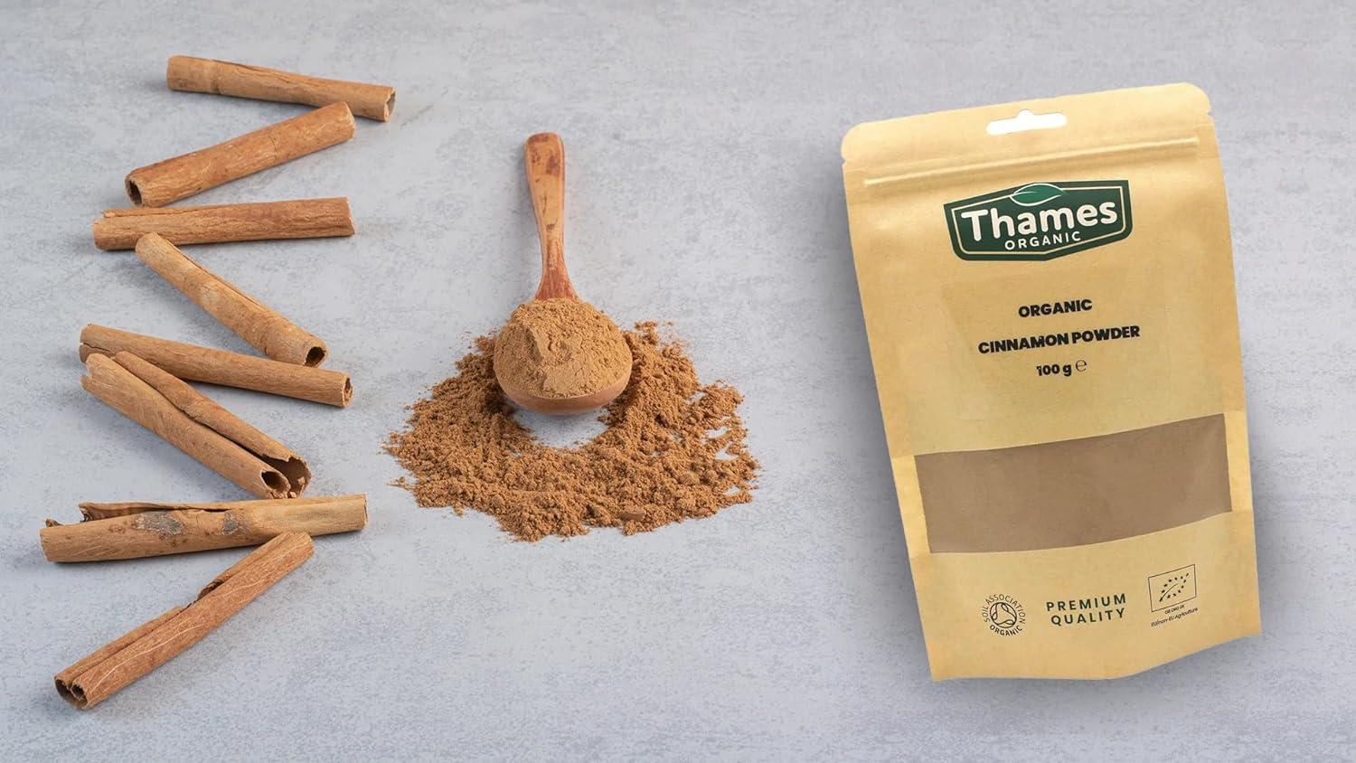 Organic Ceylon Cinnamon Powder 100g (Sussex Wholefoods) | Healthy Supplies