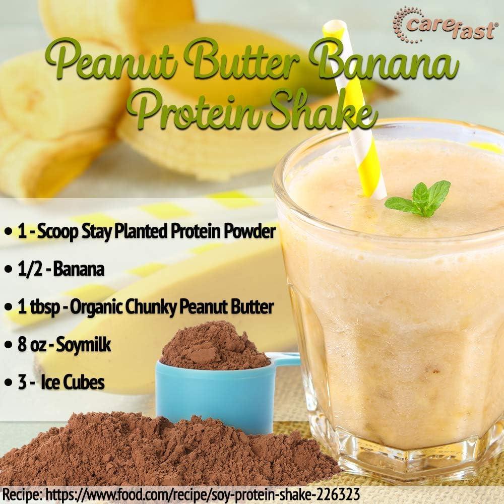 CAREFAST Stay Planted PlantBased NonGMO Soy Healthy Protein Powder