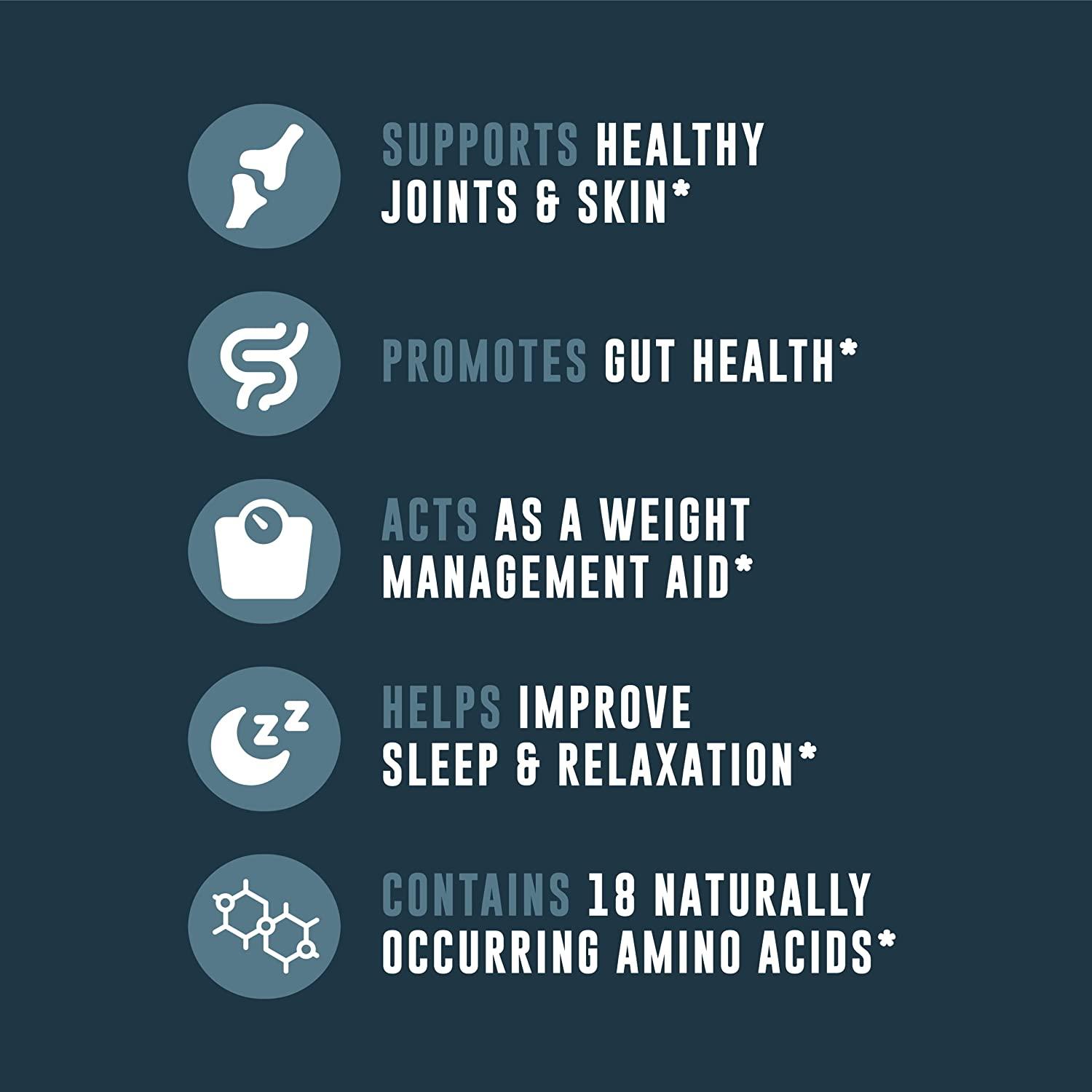 Bone Broth Powder, 2lb Pure Grass Fed Beef Bone Broth Protein Powder