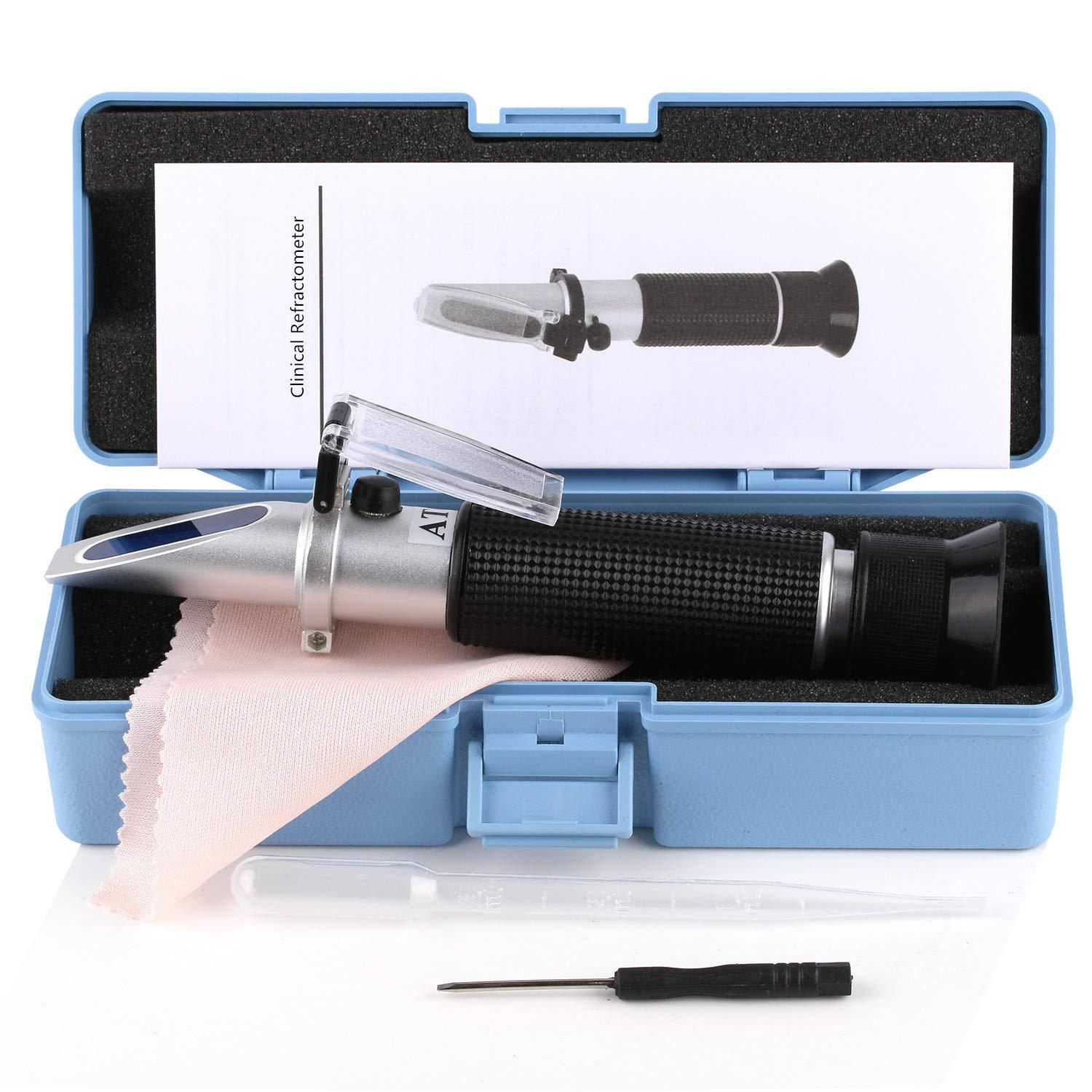 Pet Urine Specific Gravity Refractometer for Veterinary Cat Dog Pets Serum Plasma Protein 214g