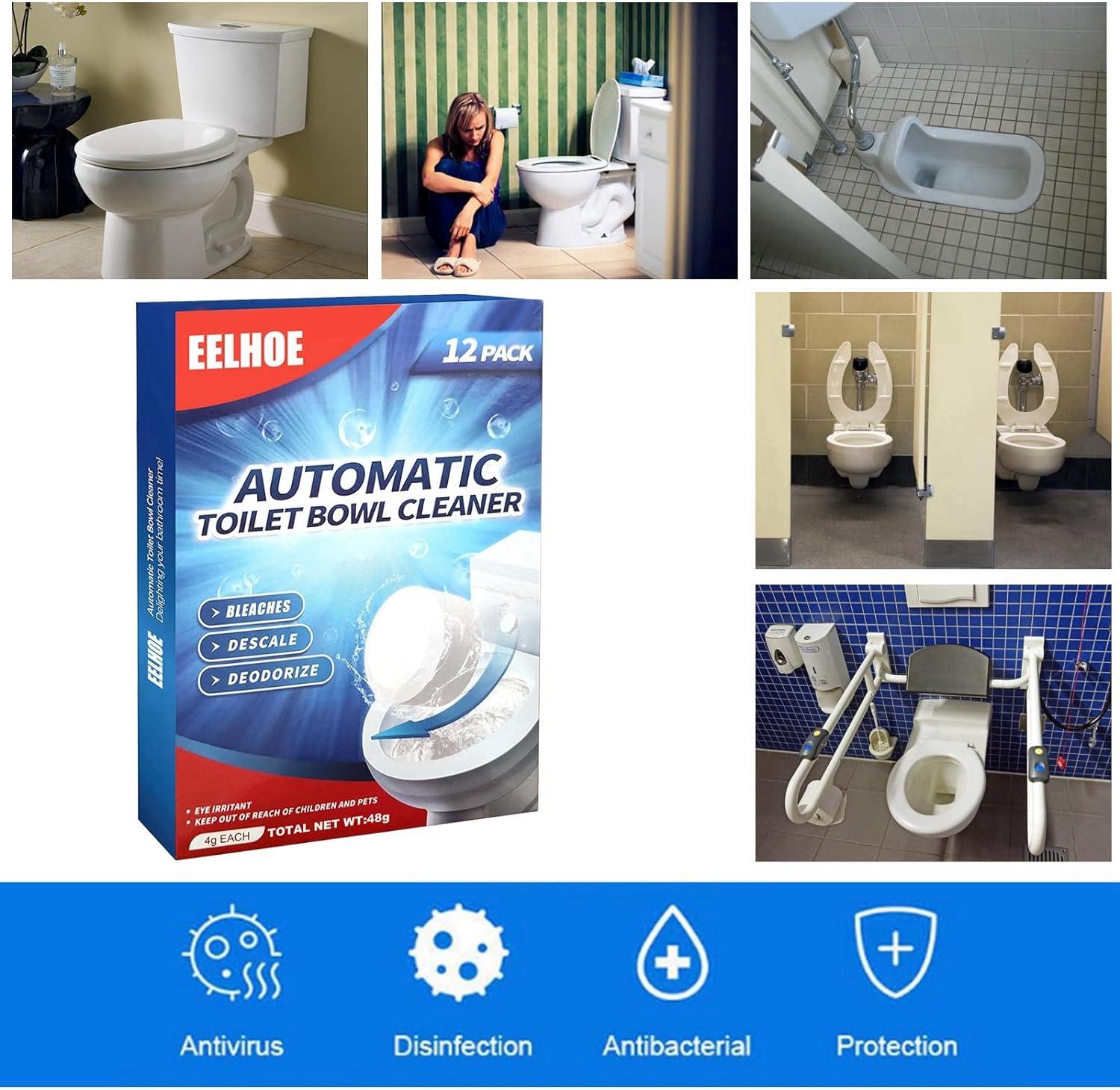 Toilet Bowl Cleaner 12PCS Toilet Limescale Remover Toilet Cleaner