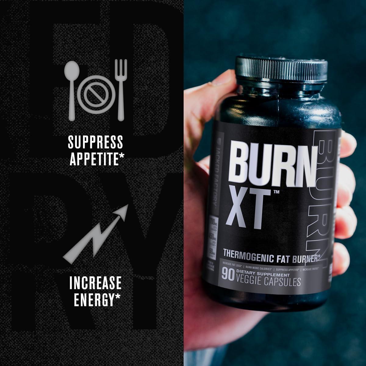 Burn XT Black Thermogenic Fat Burner Weight Loss Supplement, Appetite