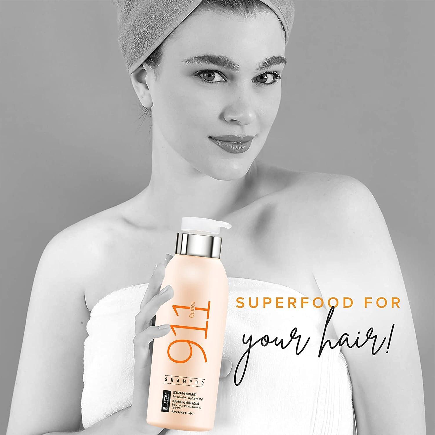 Biotop Professional 911 Quinoa Shampoo for Dry Lifeless and Damaged