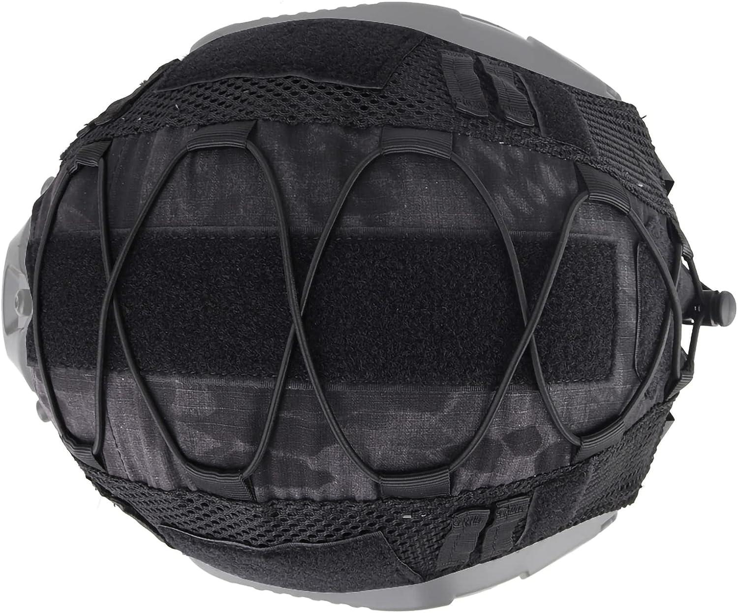 Couvre-casque Tactique Mesh Pour Casque FAST, Camouflage, Airsoft, Paintball