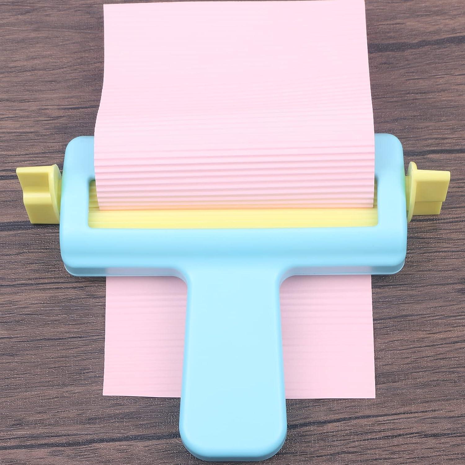  Paper Crimper for Crafts, Pletpet Paper Crimper Tool Wave Shape  Making Chip Crimper Tool DIY Arts Card Stock and Scrapbooking Decoration  Making（Pink） : Arts, Crafts & Sewing