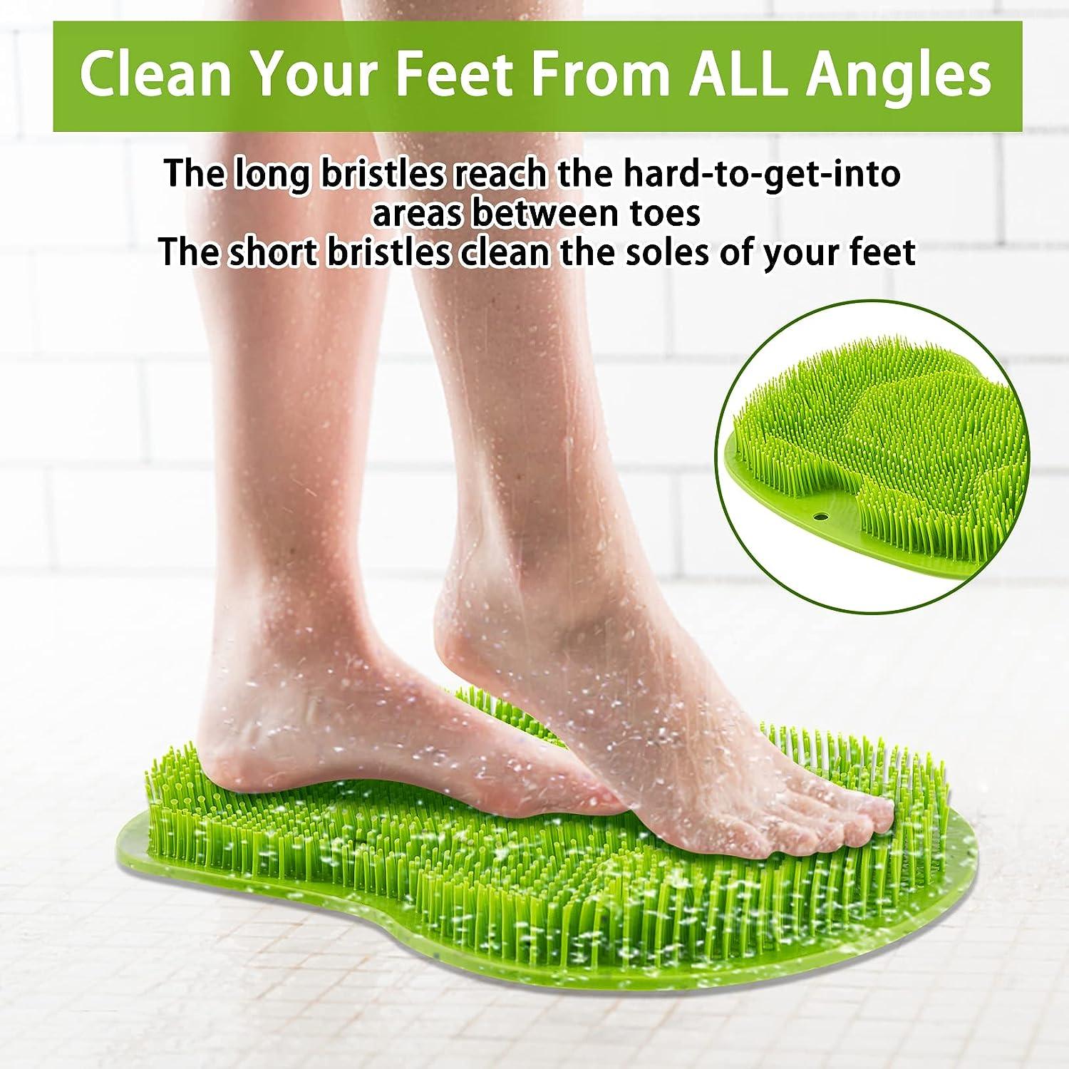 Shower Foot Scrubber Foot Massager Exfoliation Cleaner Mat Improve