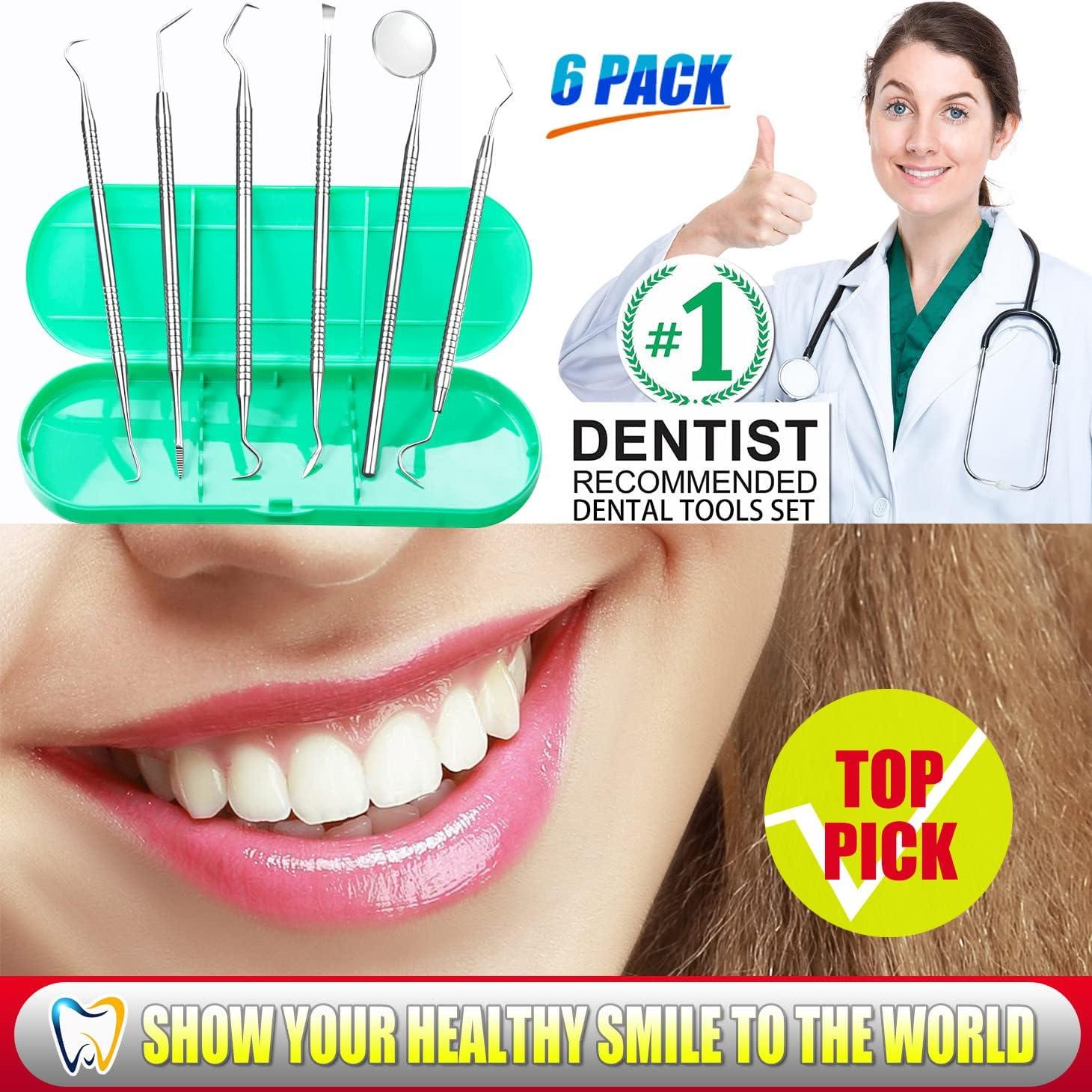 Tooth Stain Remover, Dental Plaque Tool, Tartar Eraser Polisher, Professional Teeth