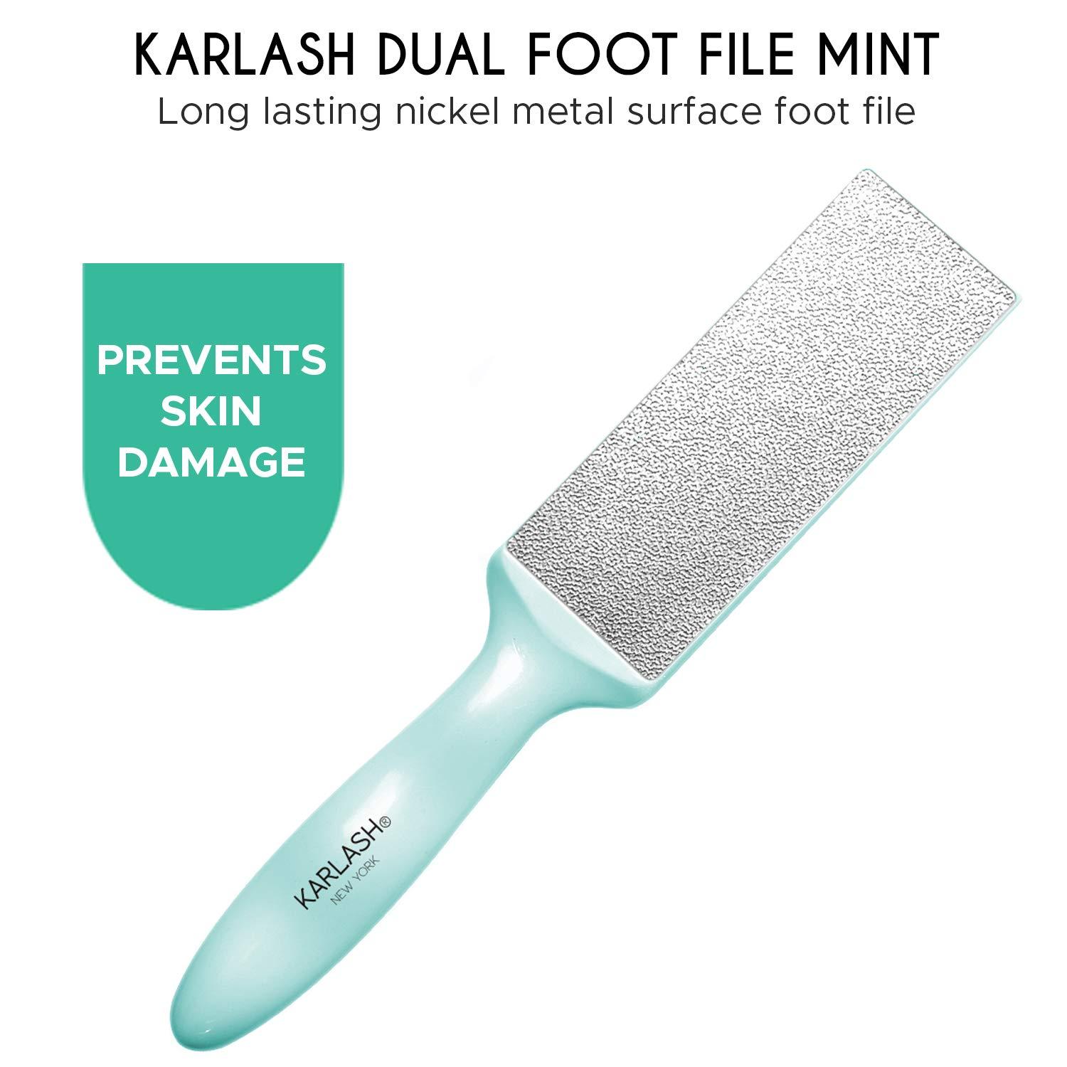 Karlash 2-Sided Nickel Foot File for Callus Trimming and Callus