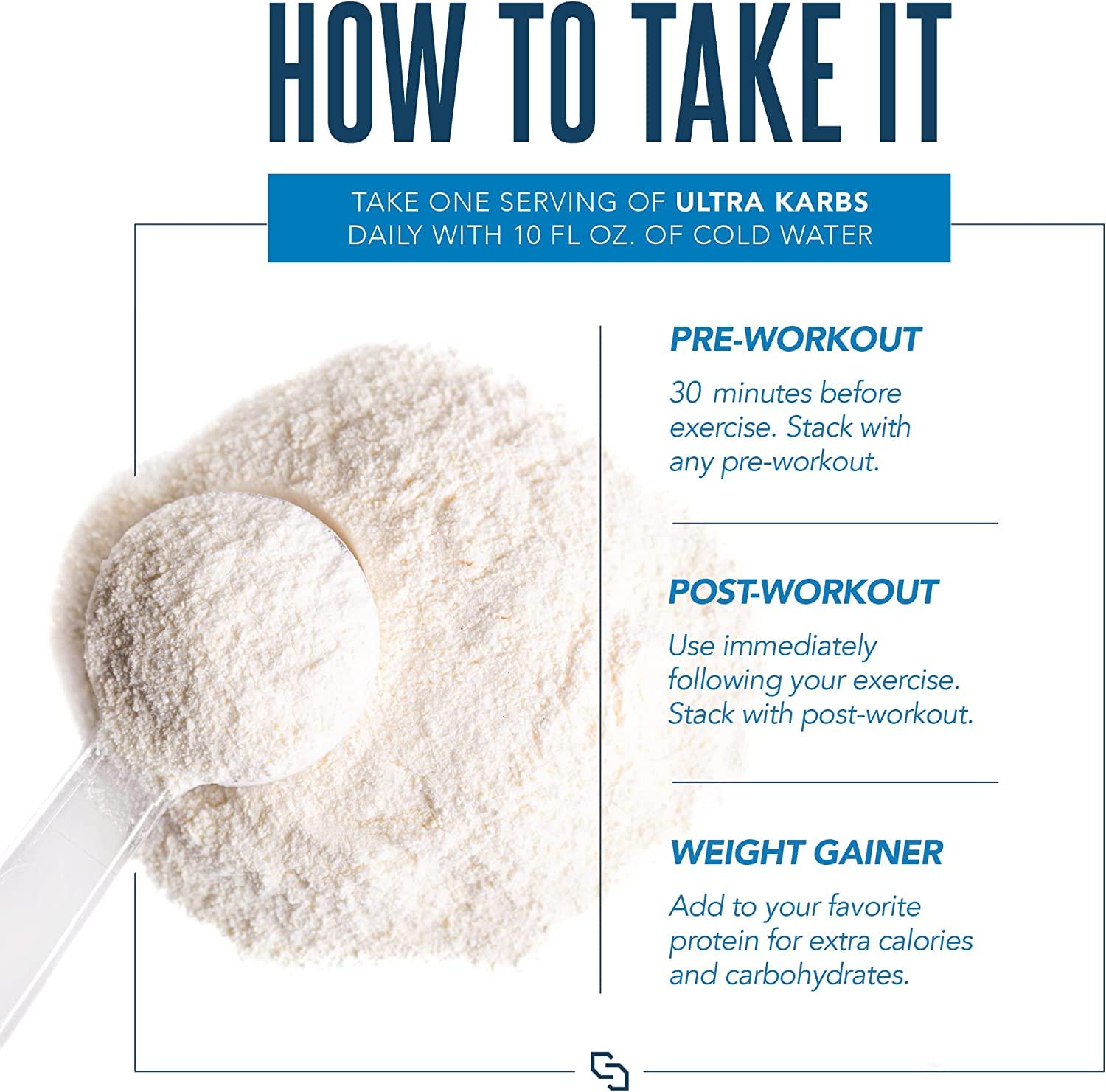 Siren Labs Ultra Karbs Mass Gainer Post Workout Muscle Builder Healthy Carb Loading