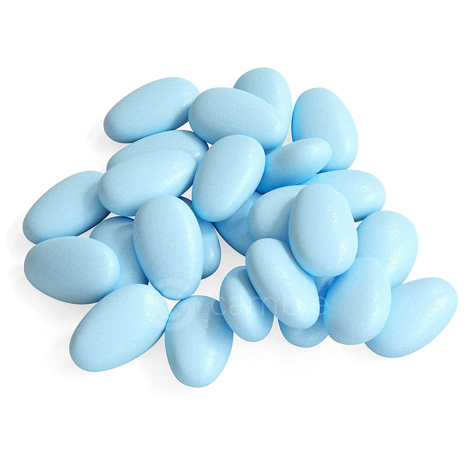 Cambie Jordan Almonds Pastel Blue Candy Almonds in Assorted Colors