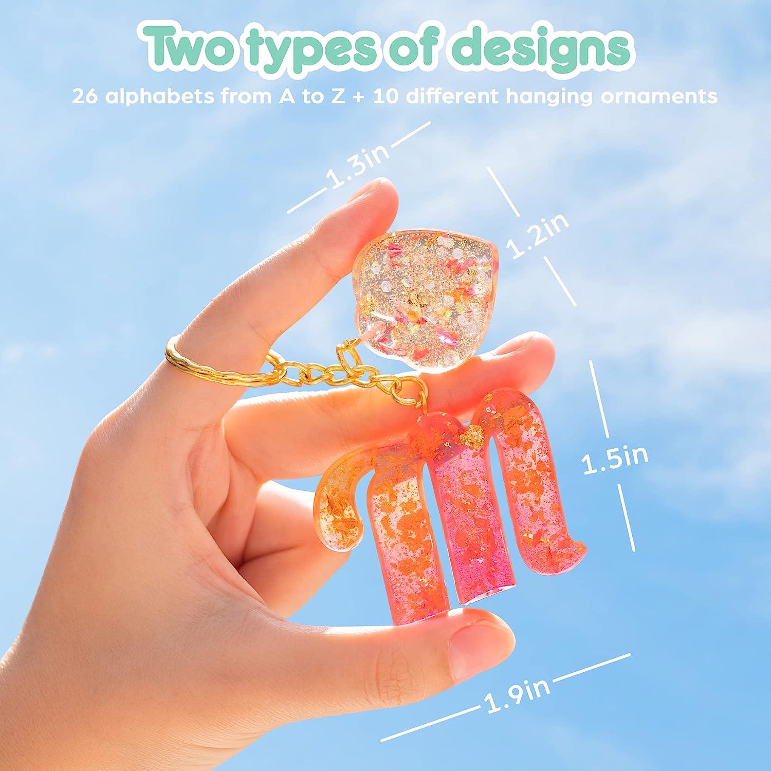 134pcs Silicone Alphabet Resin Molds Kit Backward Letter Number Silicone  Mold Epoxy Resin Casting Molds Keychain Making Set With 1 Hand Drill 2  Drill