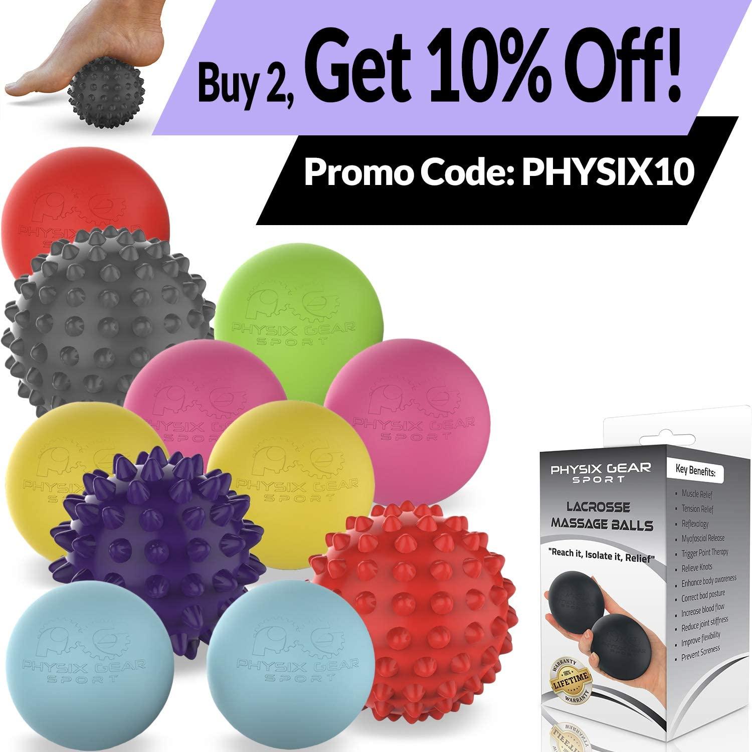 Lacrosse Balls Foot Massage Ball, Deep Tissue Myofascial Release