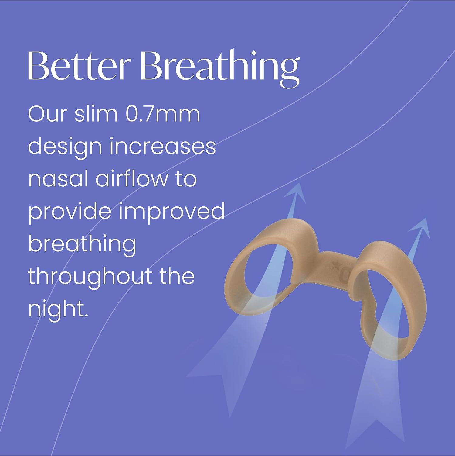 Ebreathing Nasal Dilator for Improved Nasal Breathing Balance Lavender Nasal Decongestant