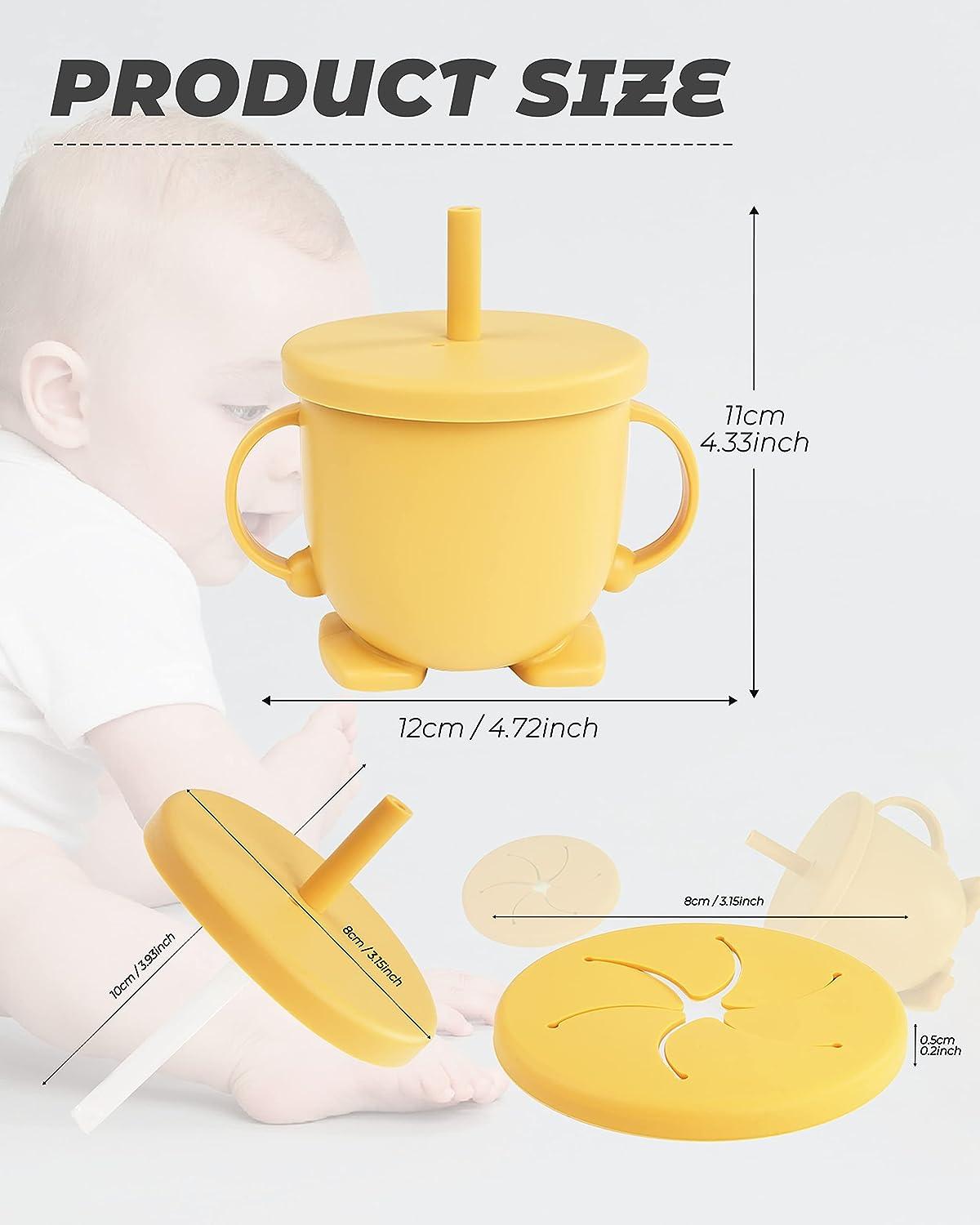 Sippy Cup With Lid, Food Grade Silicone