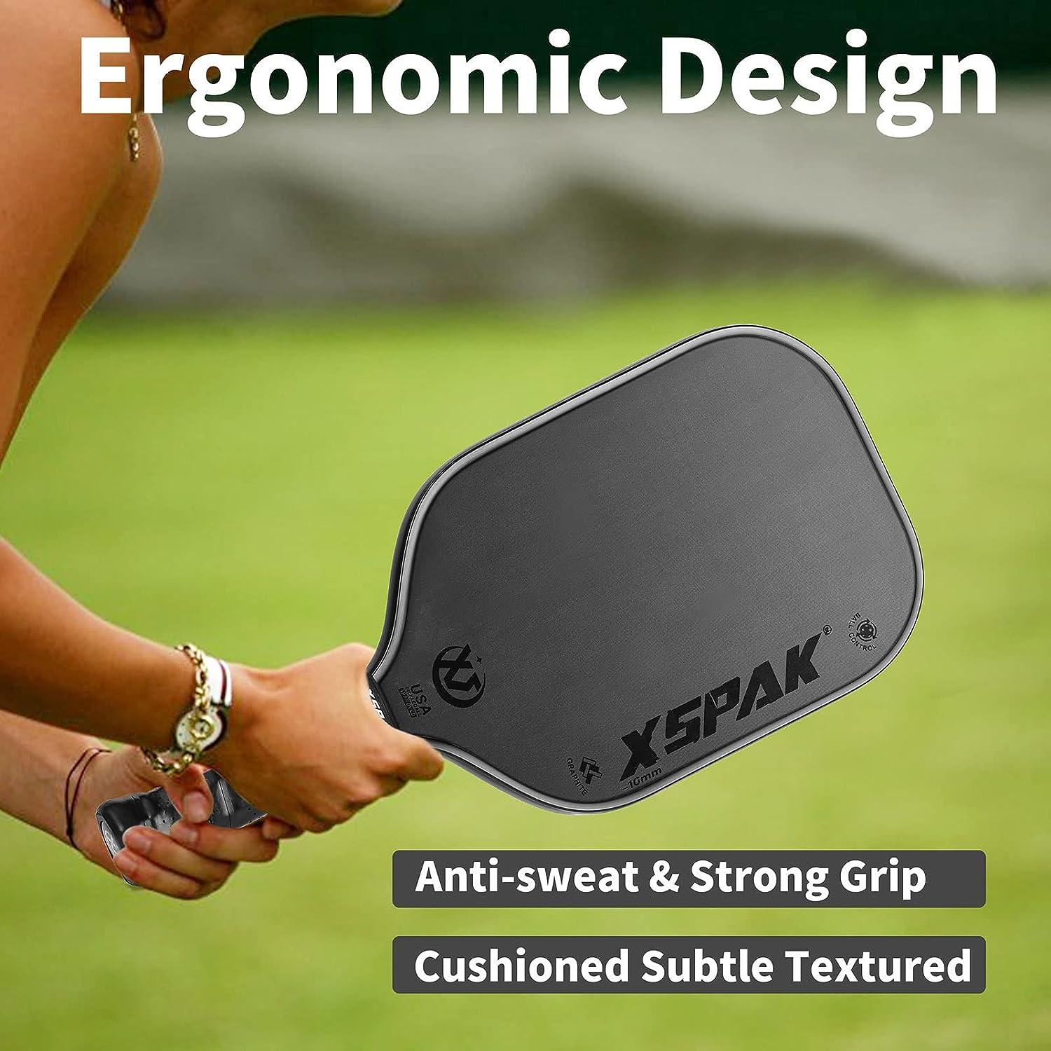 XS XSPAK Carbon Fiber Pickleball Paddle Tournament Edition World