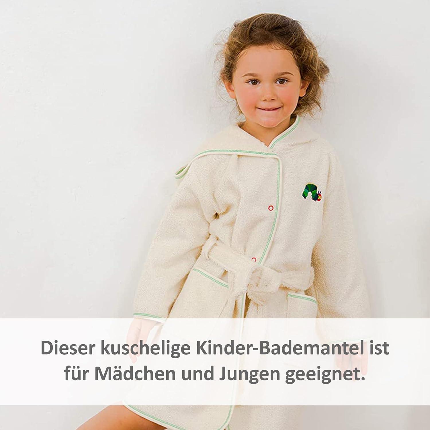 Smithy Children's Bathrobes The Very Hungry Caterpillar White 128