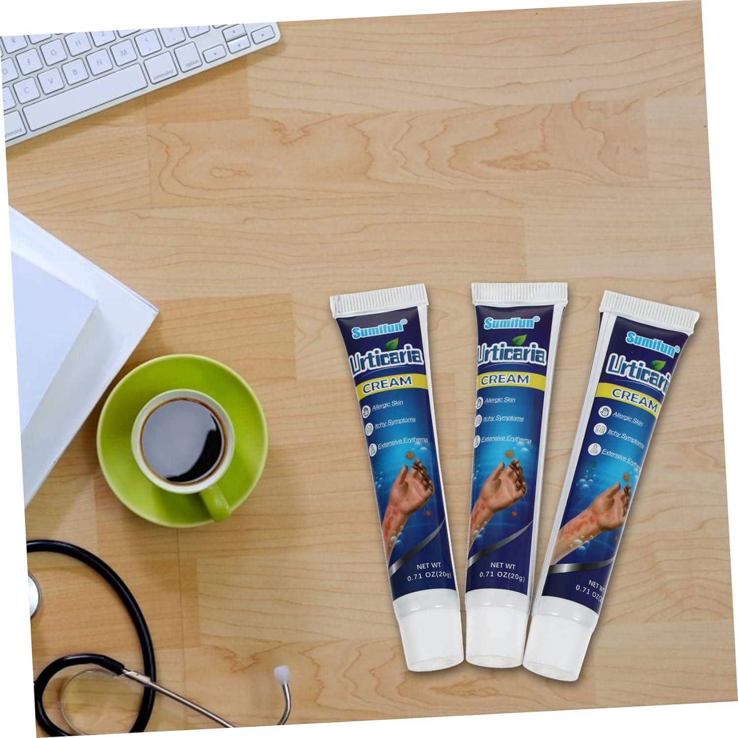 Healvian Urticaria Antipruritic Ointment 3 Pcs AntiItch Cream for