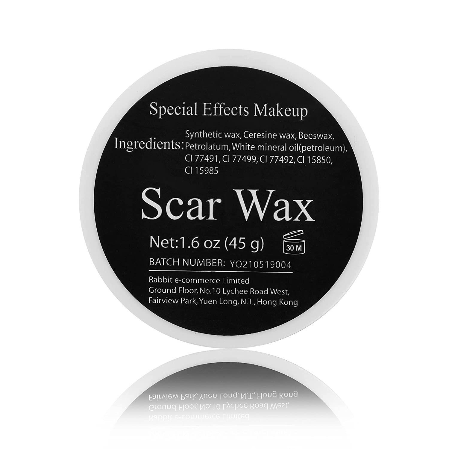 Wismee Scar Wax Special Effects Makeup Kit (1.6 Oz) for Darker Skin Tones Professional