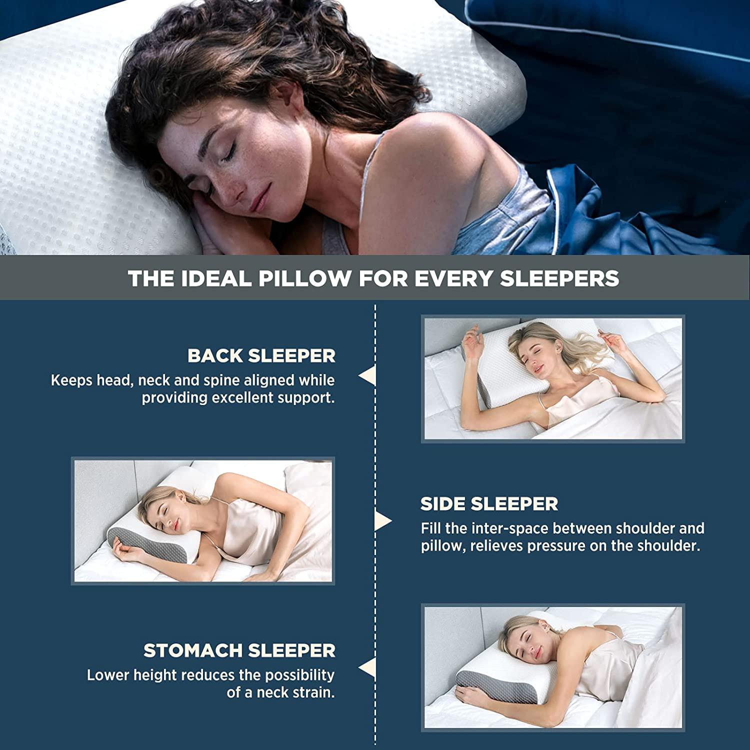 I tried Osteo Cervical Pillow for side sleepers