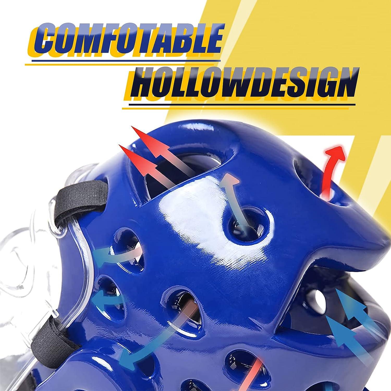 TuToing Kids Adults Karate Headgear with Face Shield, MMA Martial Arts