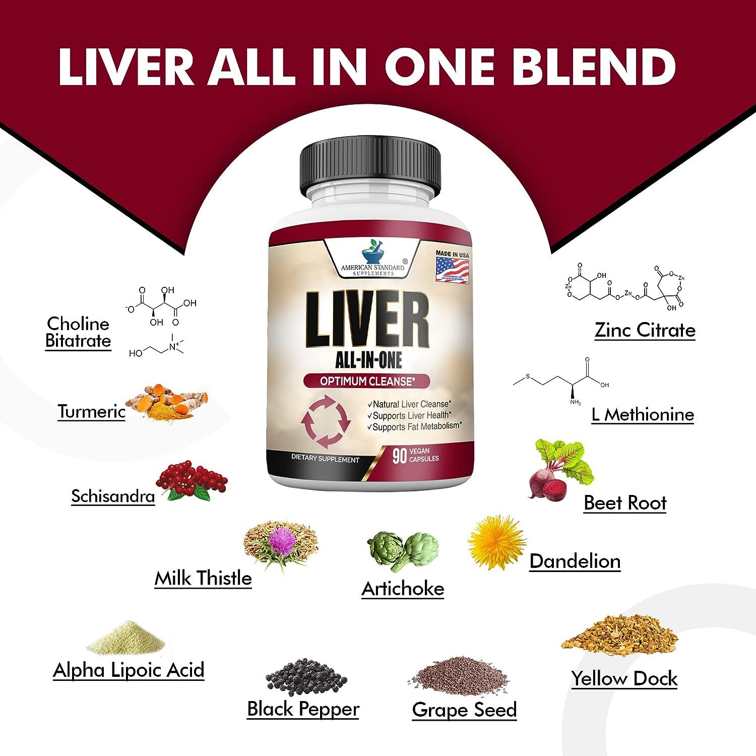 Liver Cleanse & Detox Liver Supplement Liver Support Liver Detox Liver