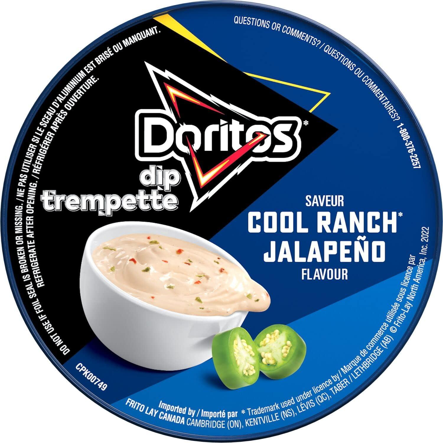 Doritos Cool Ranch Jalapeno Flavour Dip 283gram Pack of 12 | Buy Now ...