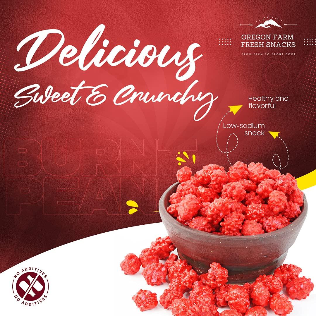 Oregon Farm Fresh Snacks French Burnt Peanuts, Classic Old Fashioned