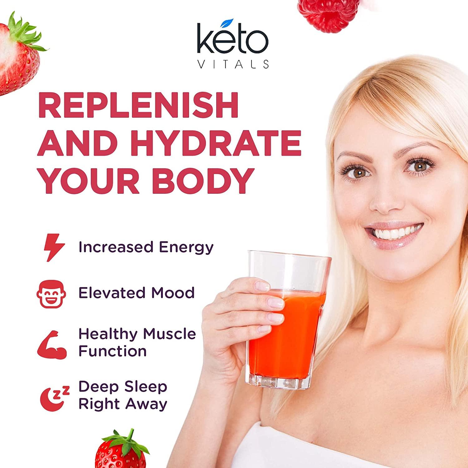 Keto Vitals Electrolyte Powder KetoFriendly Electrolytes with